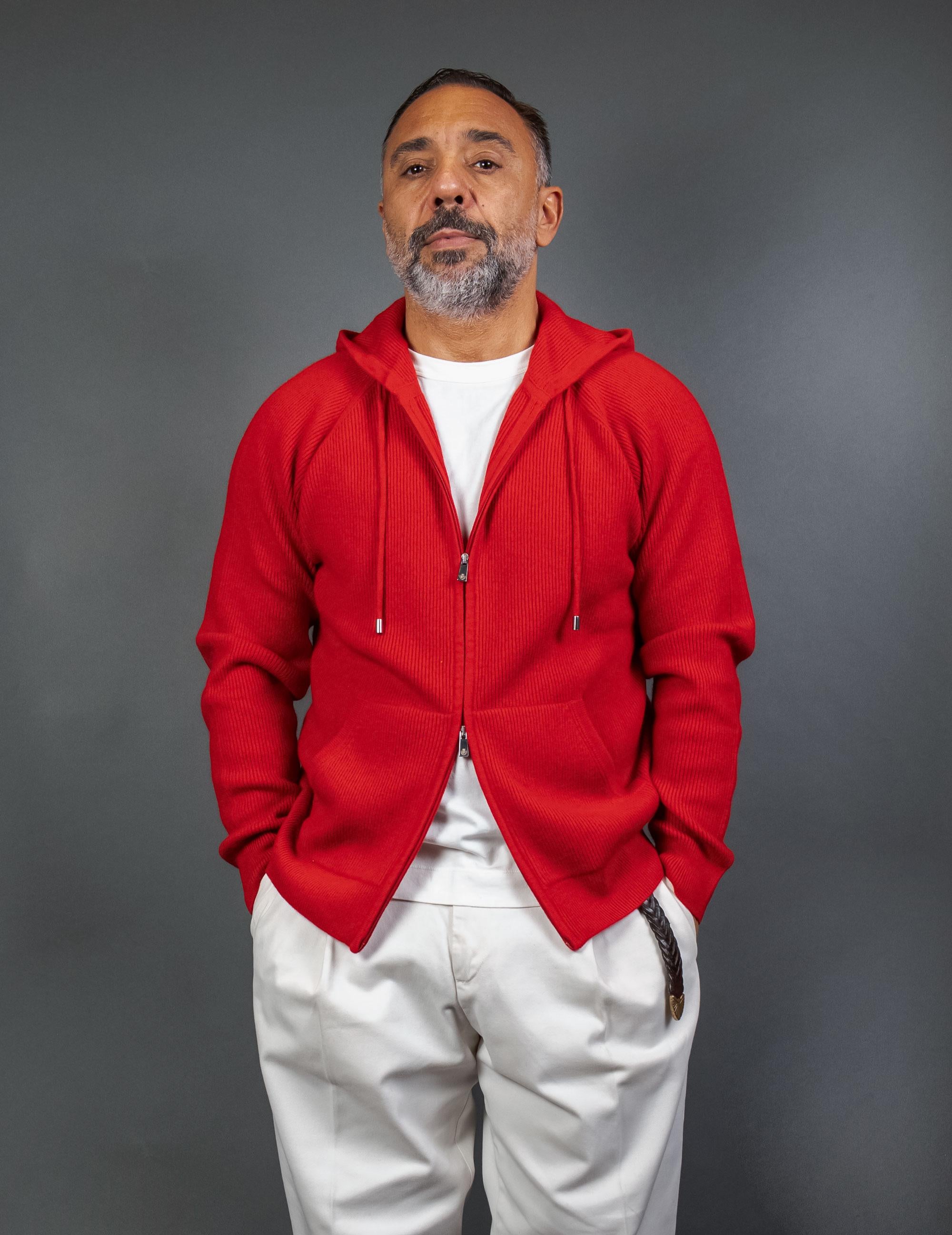 Cardigan Della Ciana uomo 07187 Rosso 07187 ROSSO DELLA CIANA