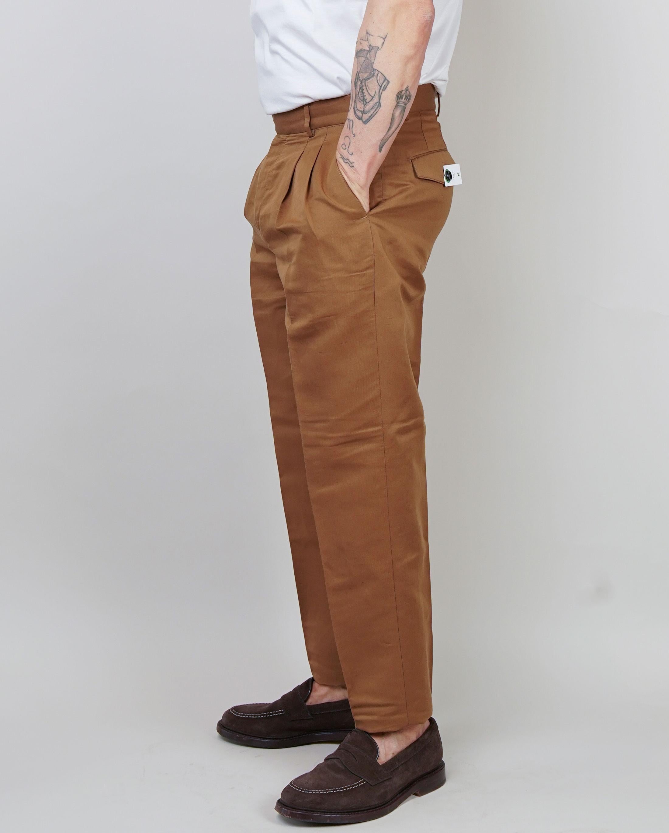 Pantalone PT Torino uomo Carrot tabacco CARROT FIT PU38 0165 PT TORINO