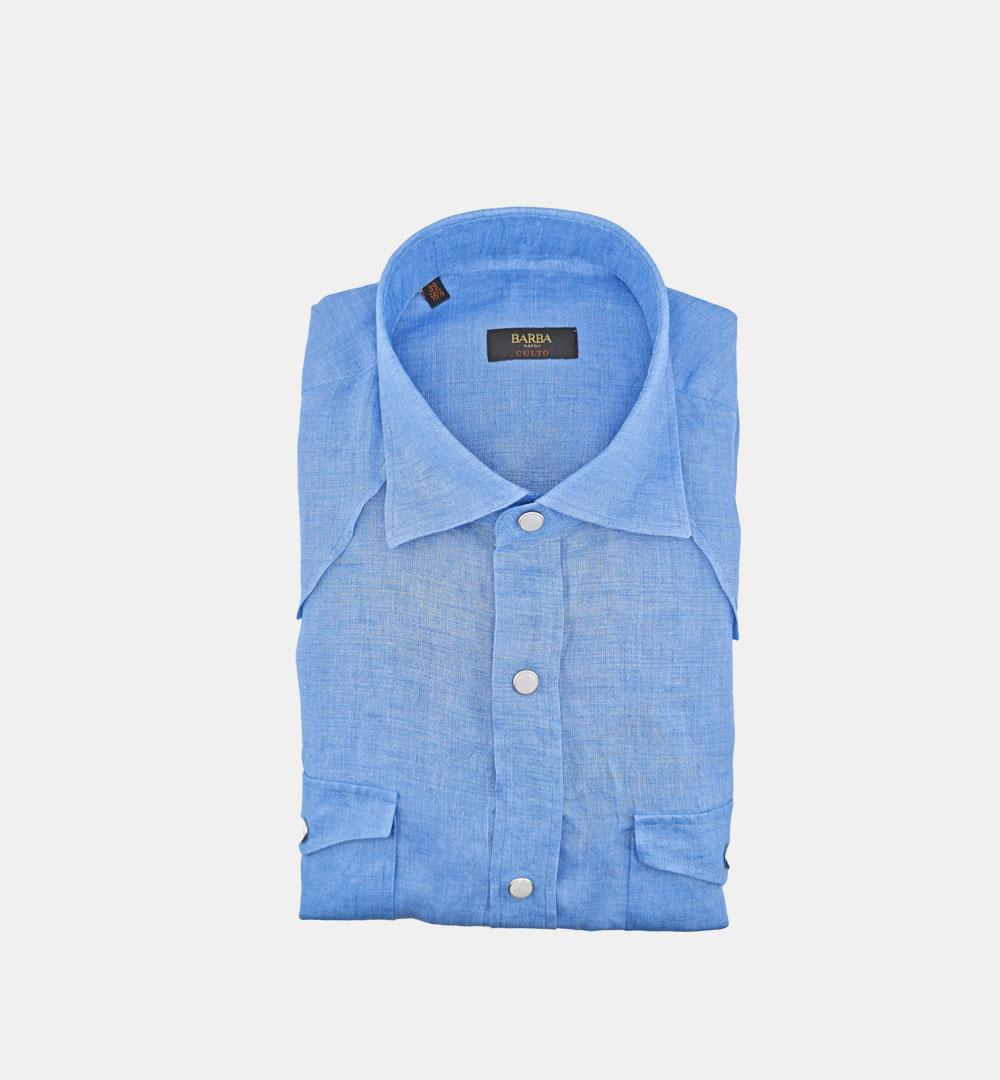Camicia Barba uomo WSU10 2054112 denim WSU10 2054112 3 BARBA