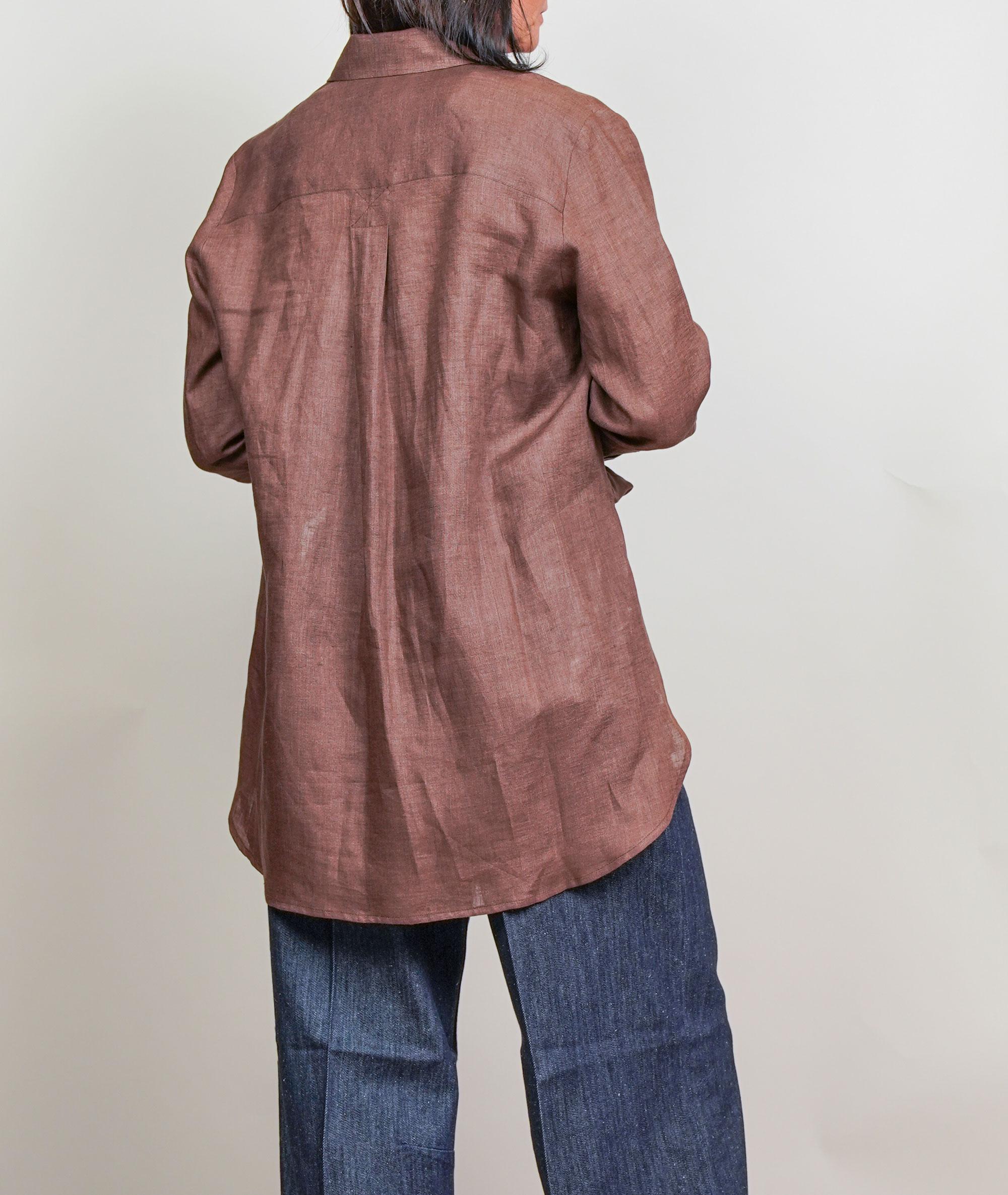 Camicia Barba donna 54115 marrone 54115 004 BARBA