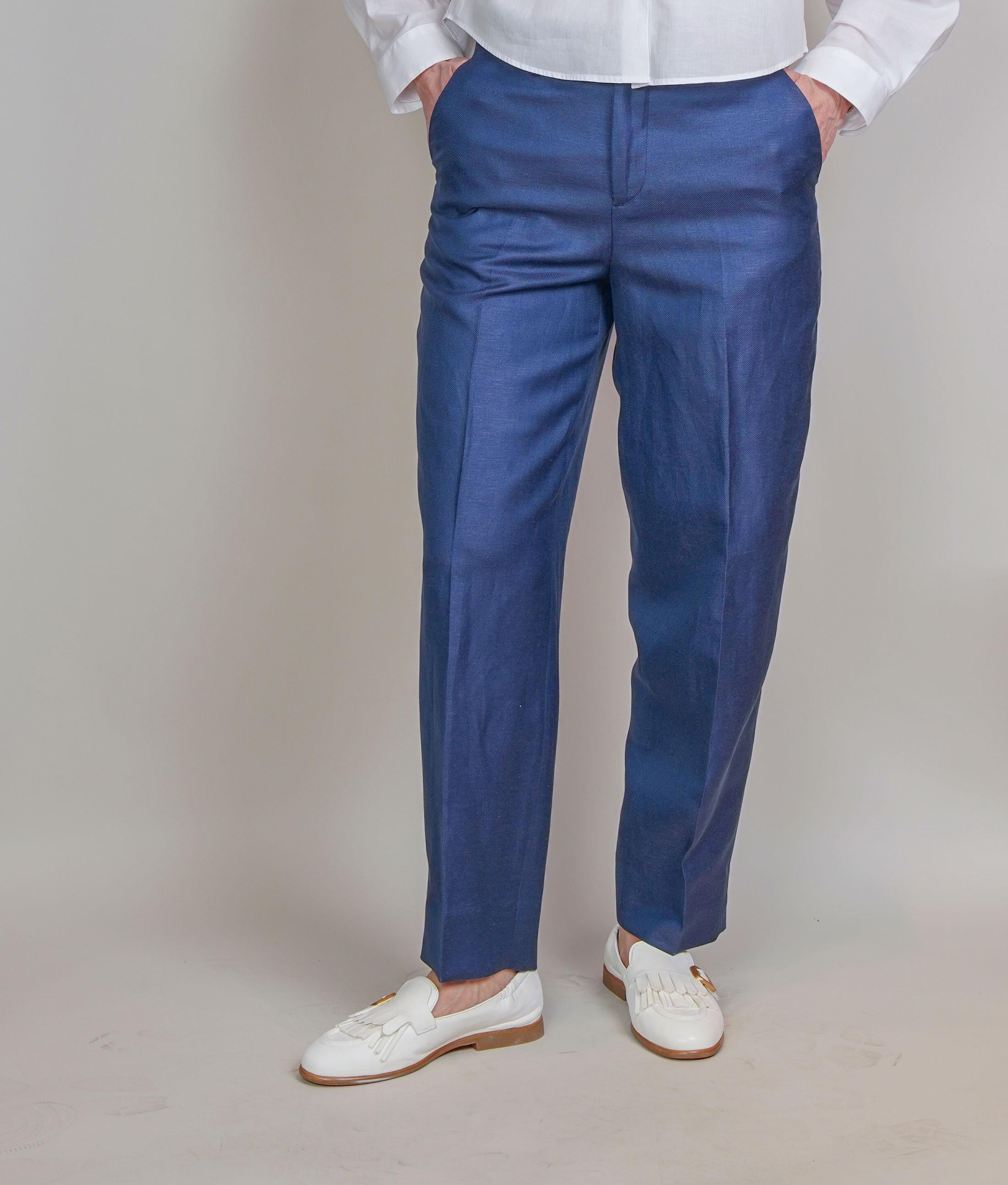 Pantalone Briglia donna Charlotte blu avio CHARLOTTE 081 BRIGLIA