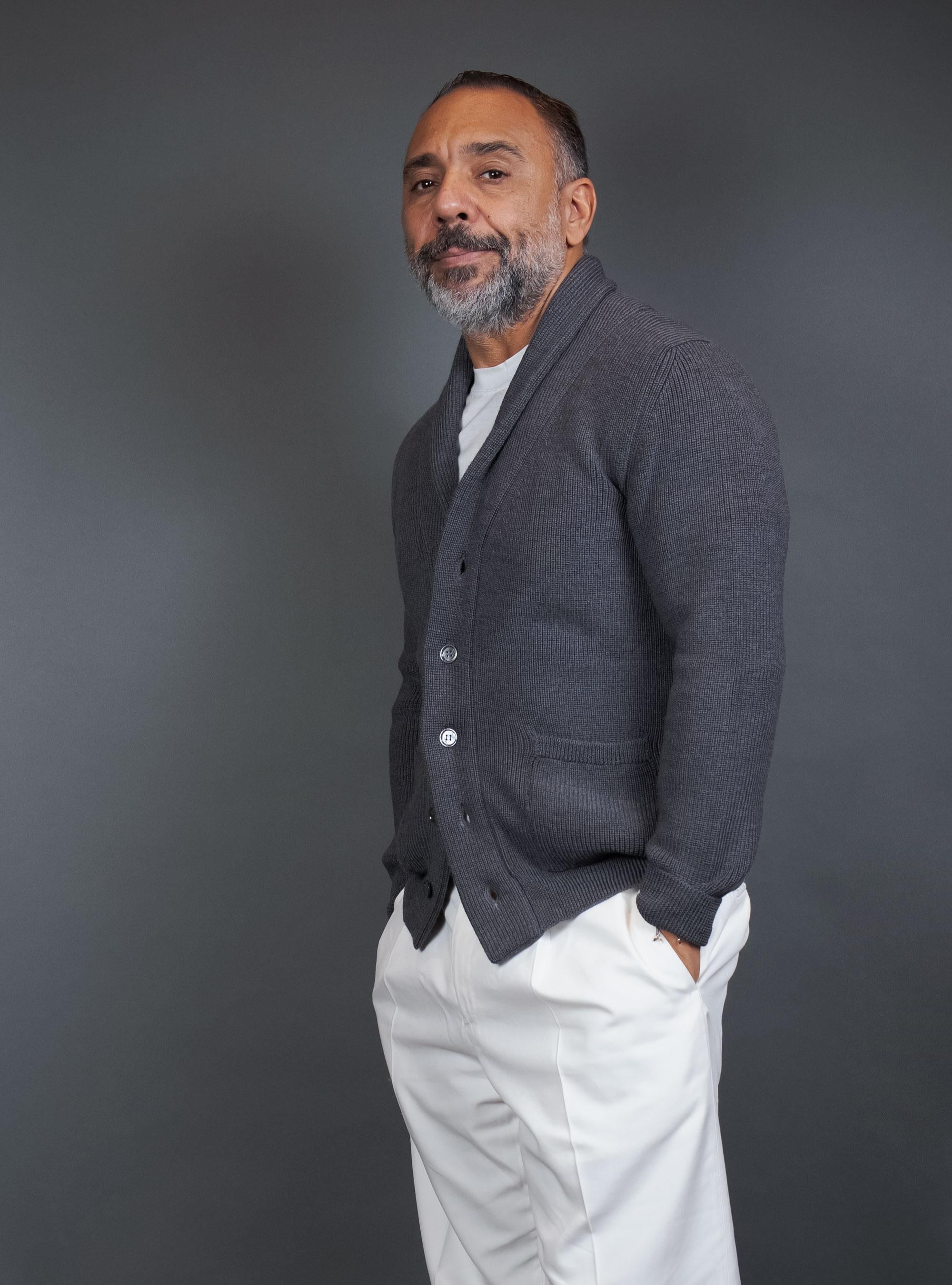 Cardigan SETTEFILI CASHMERE uomo 2CPE1CAST Grigio 2CPE1CAST HU03 GRIGIO SETTEFILI CASHMERE