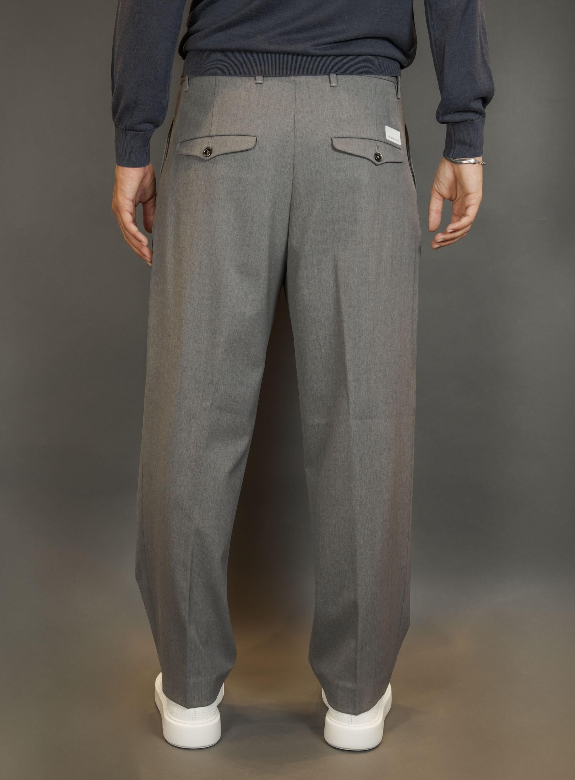 Pantalone NINE INTHE MORNING uomo KAI17 BAGGY Grigio KAI17 BAGGY IRON NINE INTHE MORNING