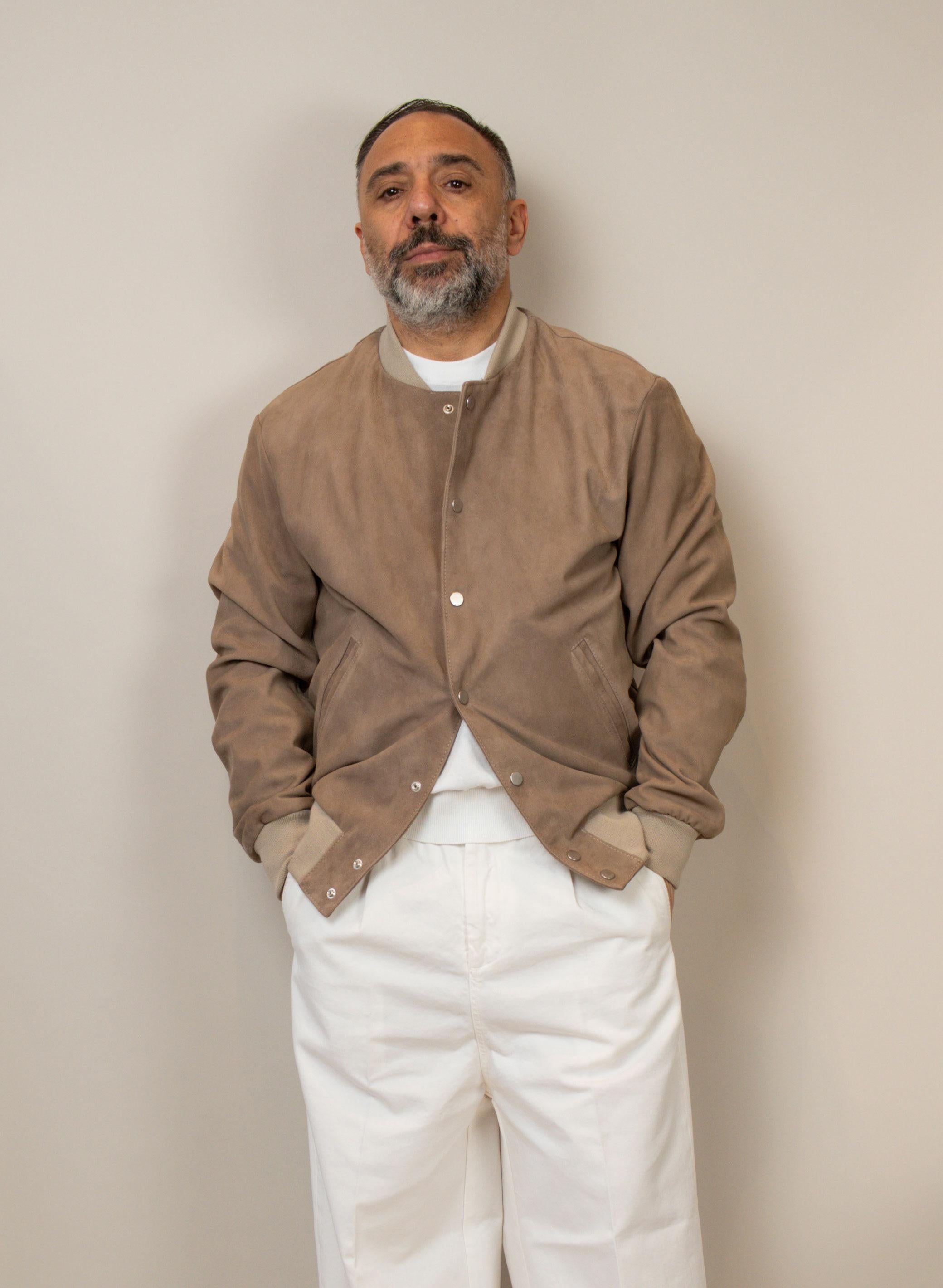 Giubbino Dfour uomo 812 CMA beige BOMBER 812 CM BEIGE DFOUR