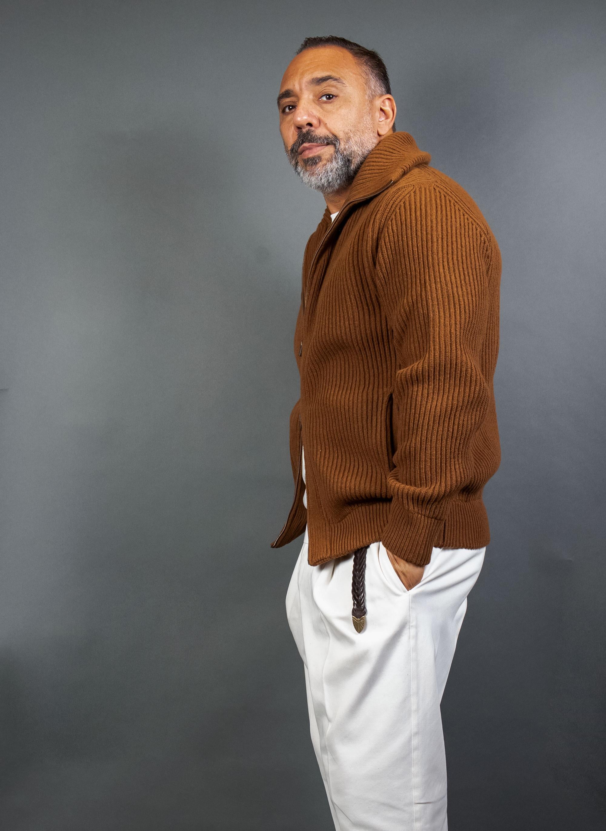 Cardigan ALTEA uomo 2561150 Marrone 2561150 34 CAMMELLO ALTEA