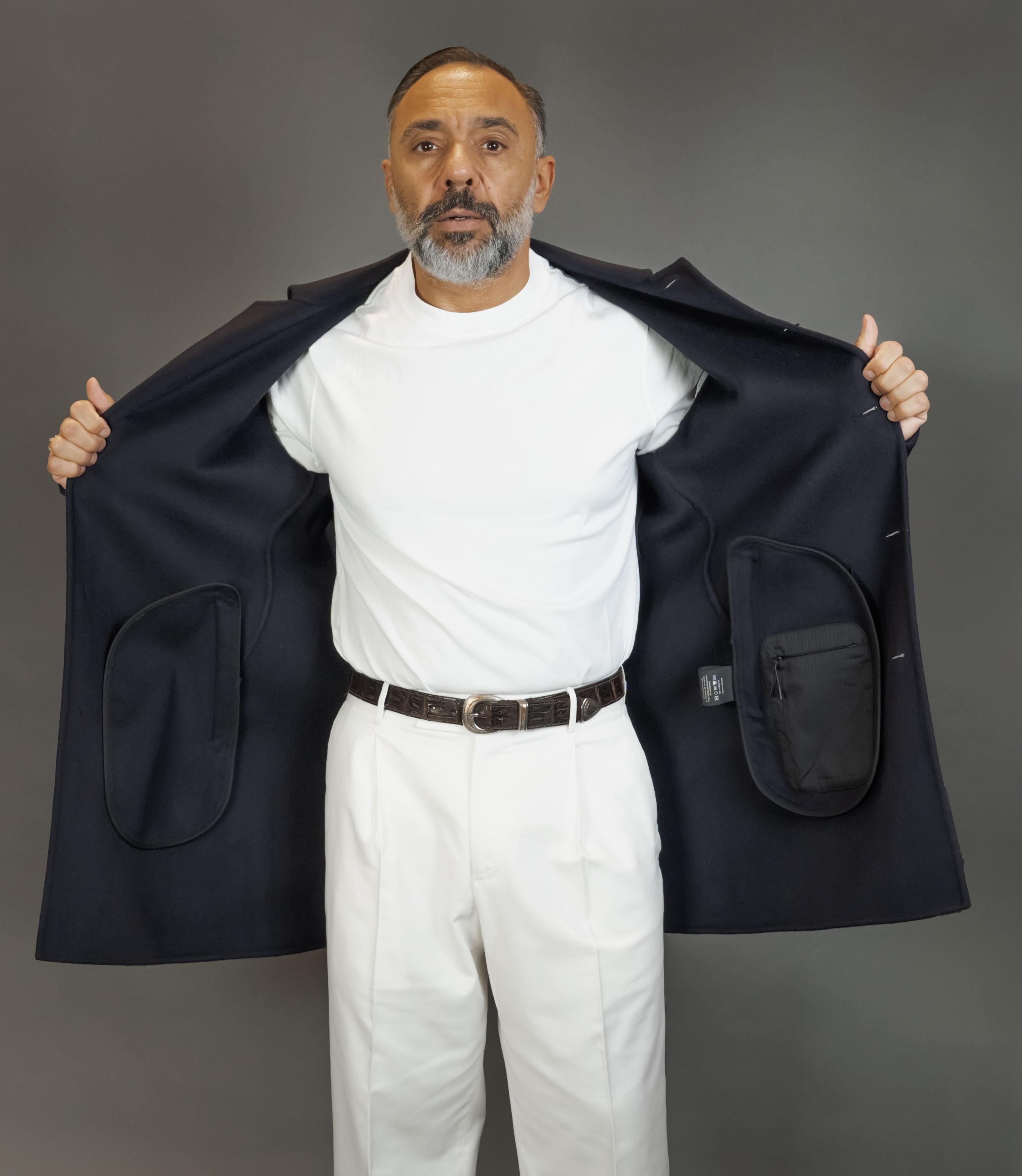 Cappotto PALTO' uomo ALFREDO B Blu ALFREDO B 205 BLU NAVY PALT0'