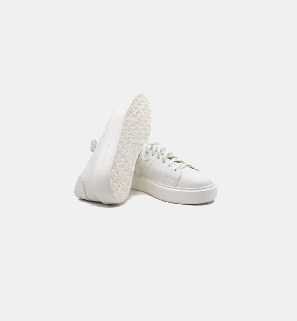Sneakers Henderson uomo Chronos granello bianca in pelle CHRONOS.8 GRANELLO.BIA HENDERSON
