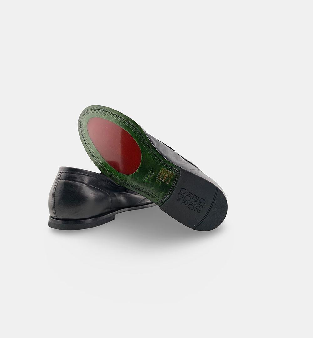 Doppia fibbia Green George uomo 1015 nere 1015 MANAUS GREEN GEORGE