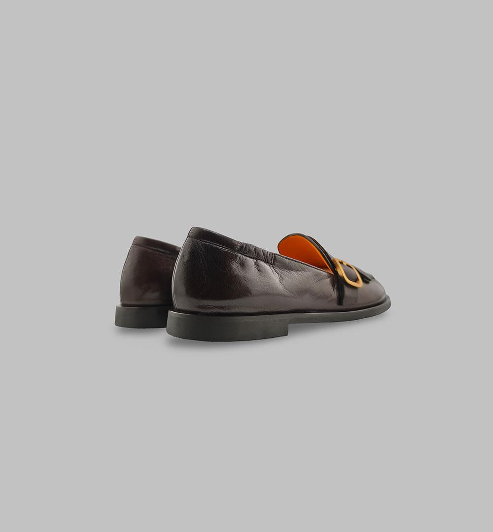 Mocassini Mara Bini donna V402 Caffè V402 FRA.FIBBIA MARA BINI