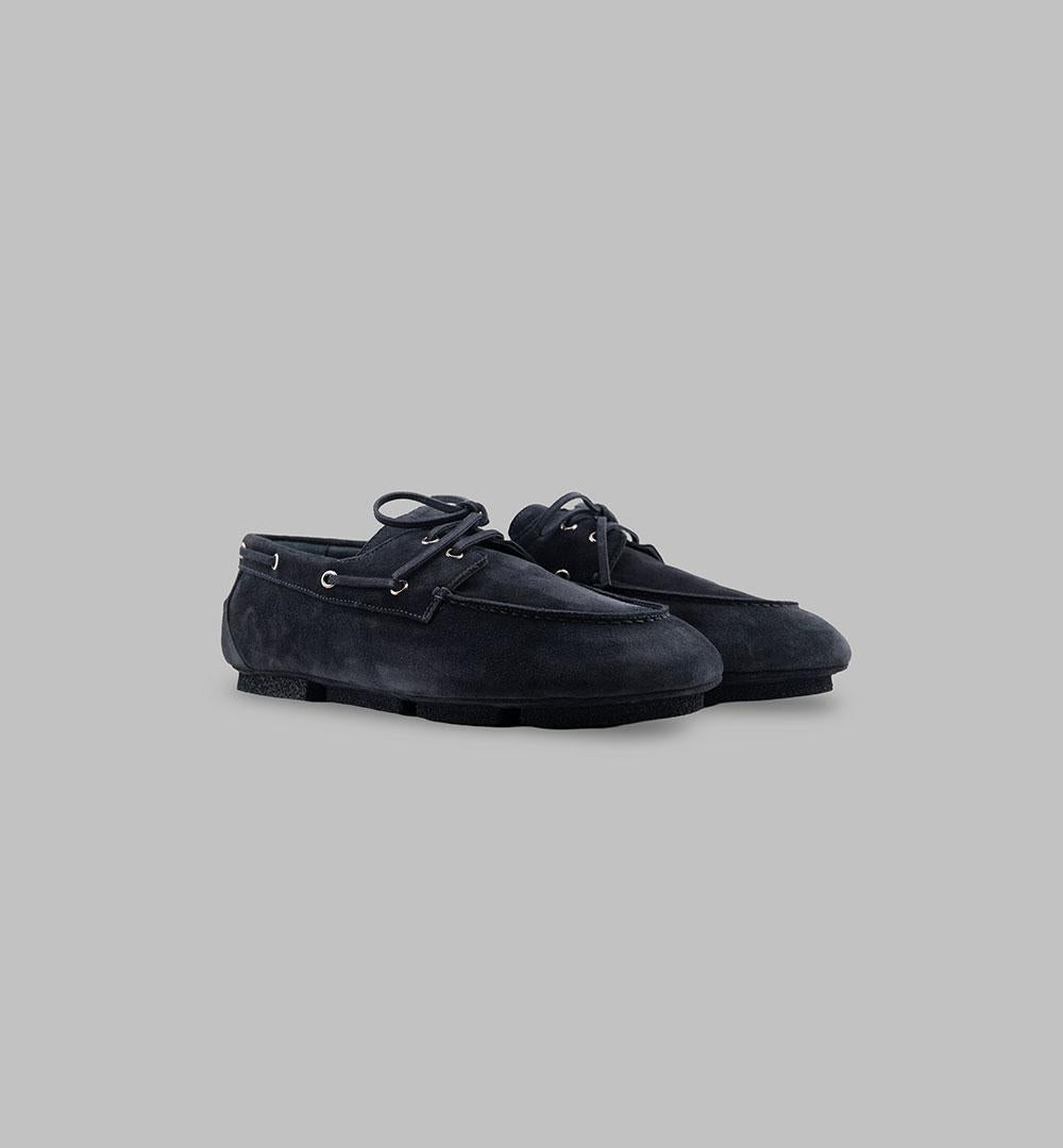 Mocassini Officine Creative C Side blu C-SIDE/004 CACHEMIRE BLU OFFICINE CREATIVE