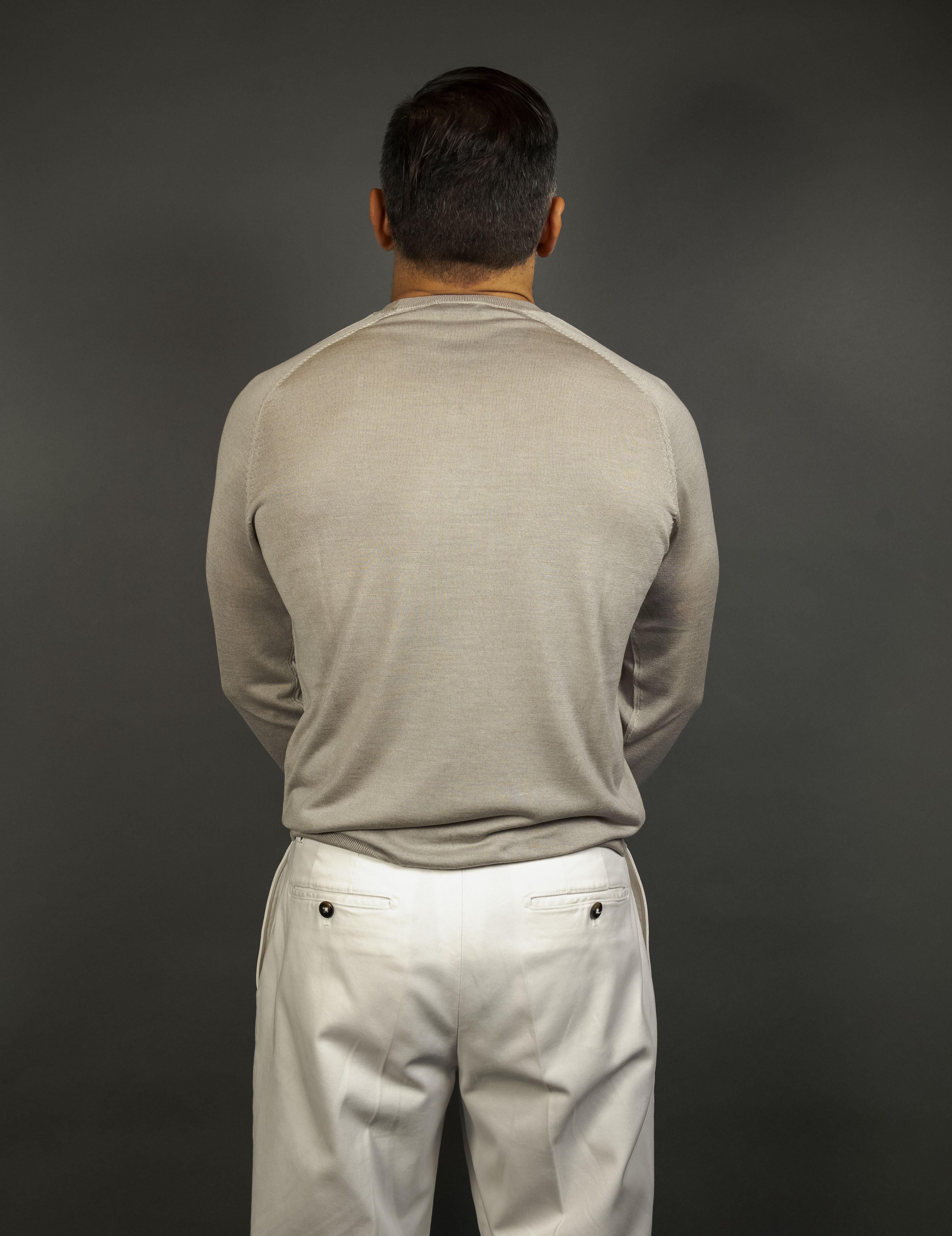 Girocollo Kangra uomo 1010 01 sabbia 1010 01 044 SABBIA KANGRA