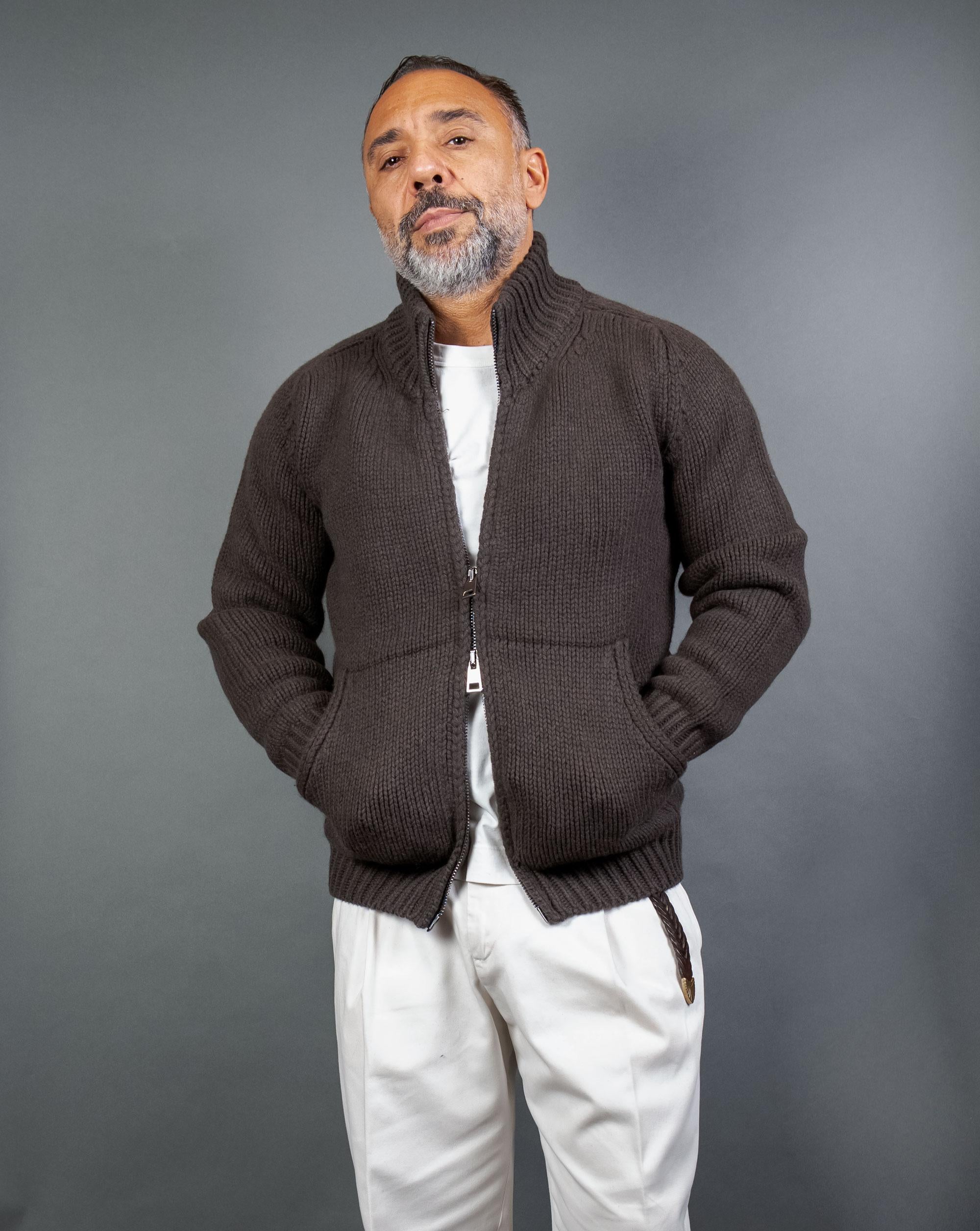 Cardigan OFFICINE uomo SASA Moro SASA 4319 MORO OFFICINE