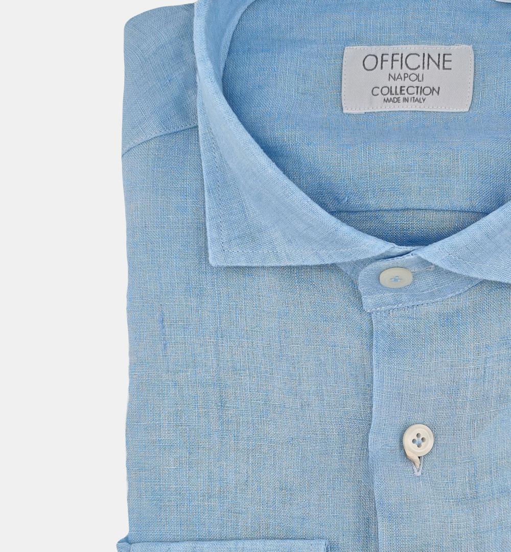 Camicia Officine uomo B47189 celeste CAMICIA B4718 12 OFFICINE