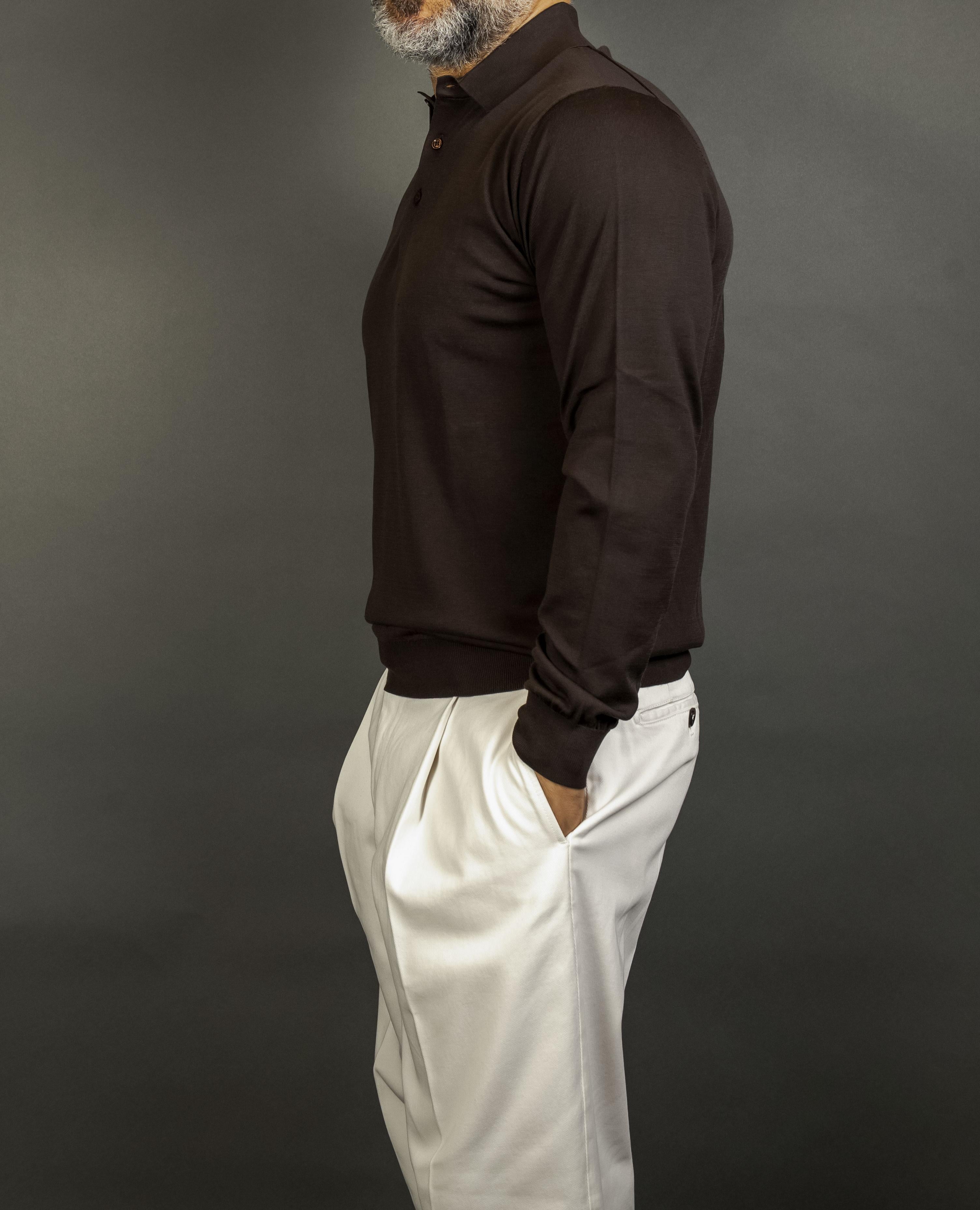 Polo Kangra uomo 1004 03 ebano 1004 03 0170 EBANO KANGRA