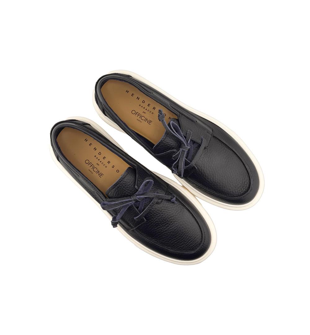 Mocassino Henderson uomo Ghibli blu indaco<BR/> GHIBLI.G.6 BARCA.IN HENDERSON