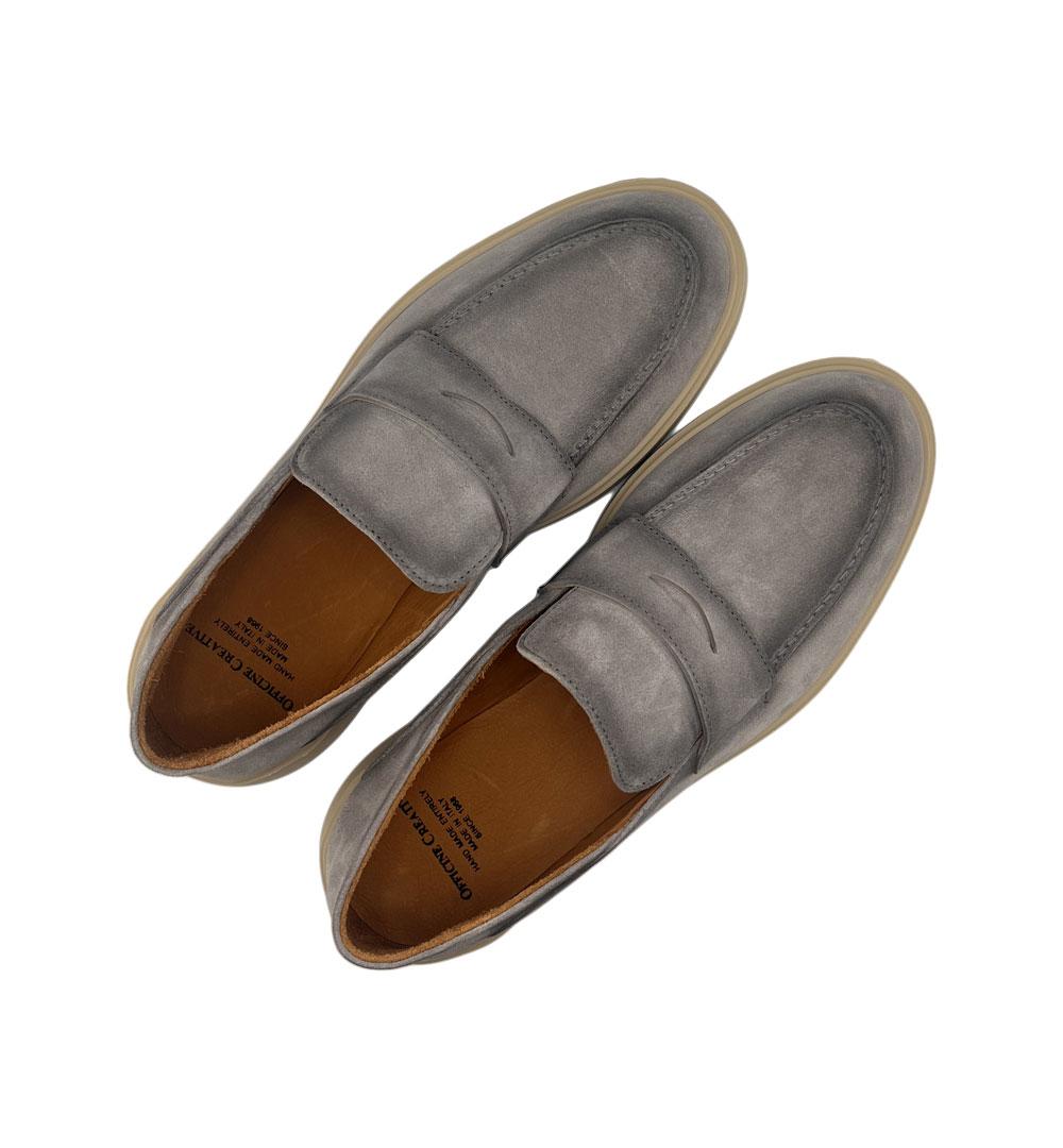 Mocassini Officine Creative BONES 012F LIGHT grigio<BR/><BR/> BONES/012 F.LIGHT.G OFFICINE CREATIVE