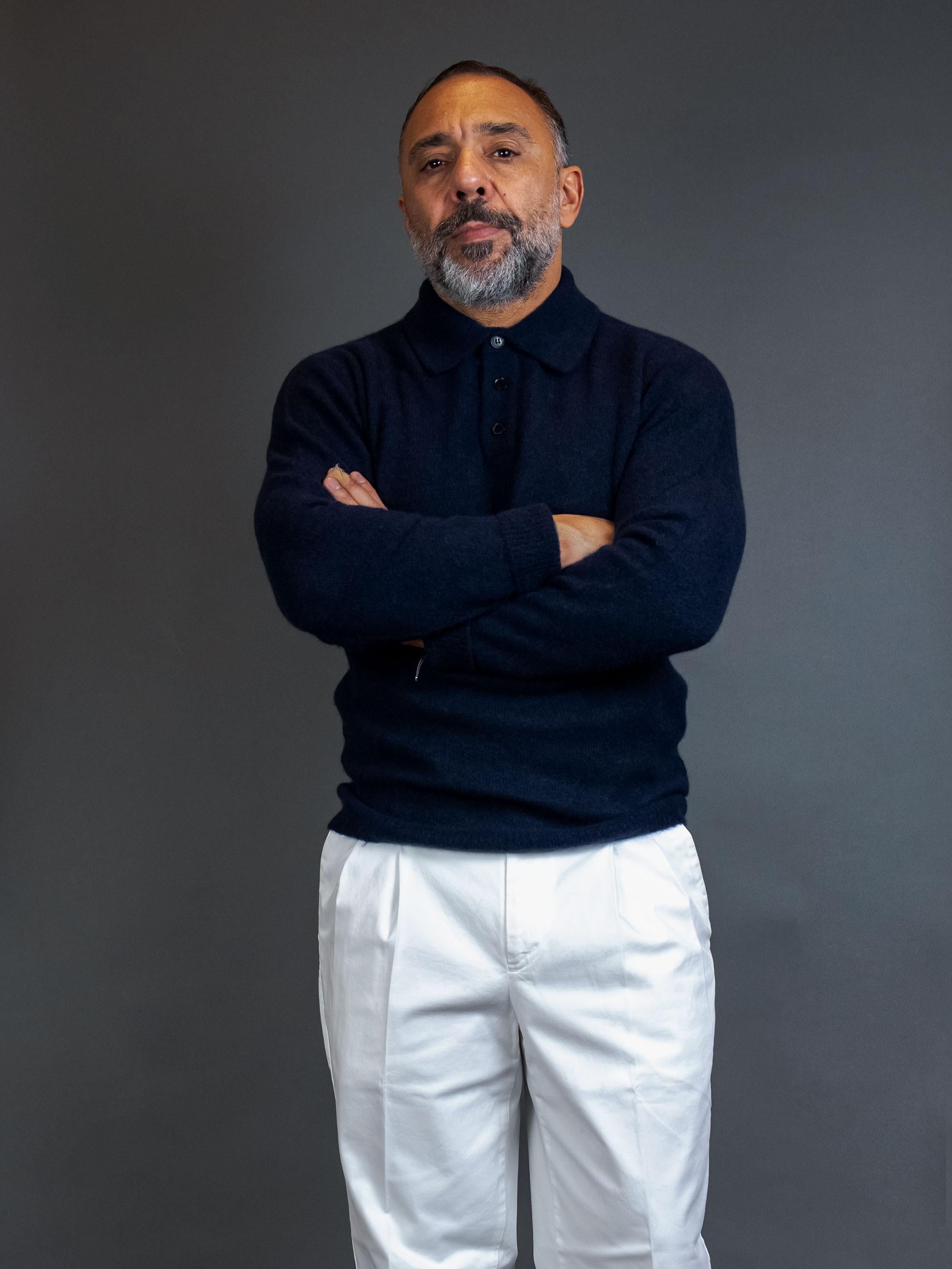 Maglione ROBERTO COLLINA uomo 32004 Blu 32004 3210 ROBERTO COLLINA