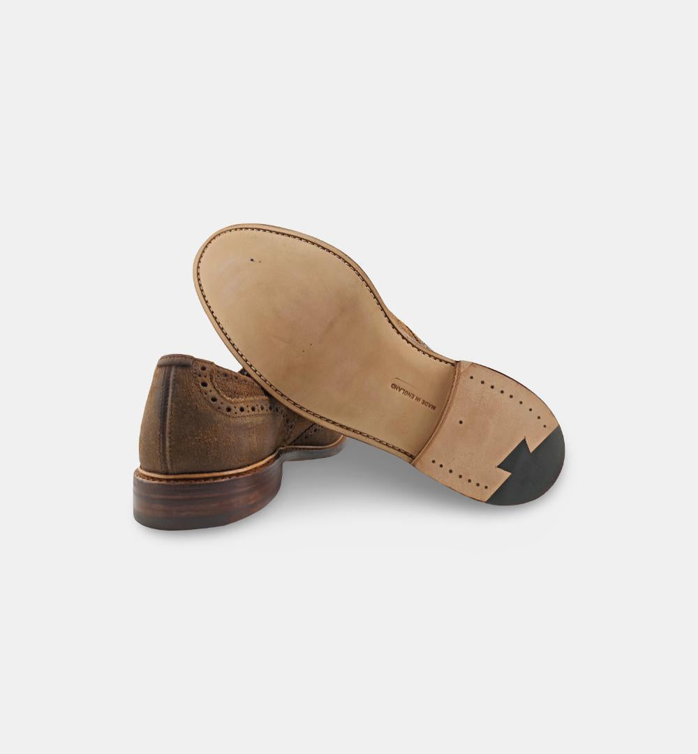 Derby Tricker's uomo 5633 terra 5633/363 BURTON SNUFF TRICKER'S