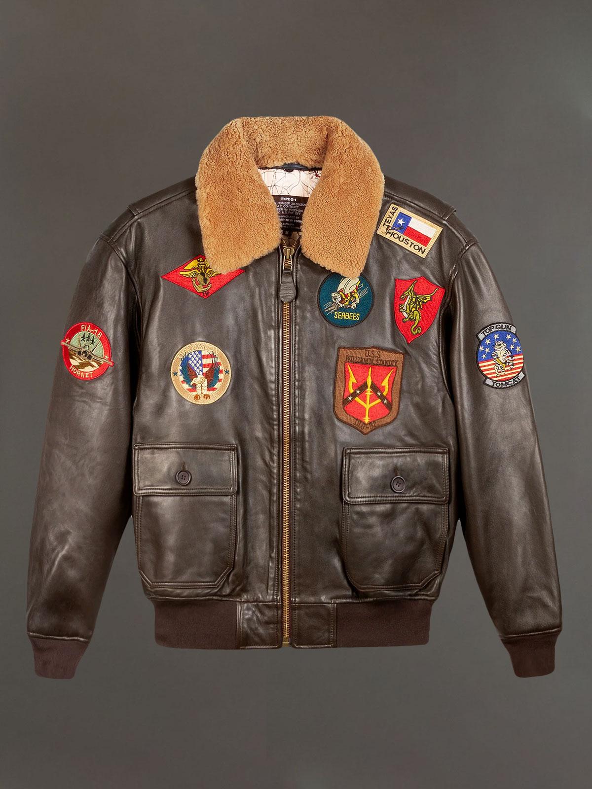 Giubbino TOP GUN uomo TOP GUN Marrone TOP GUN 005 BROWN TOP GUN