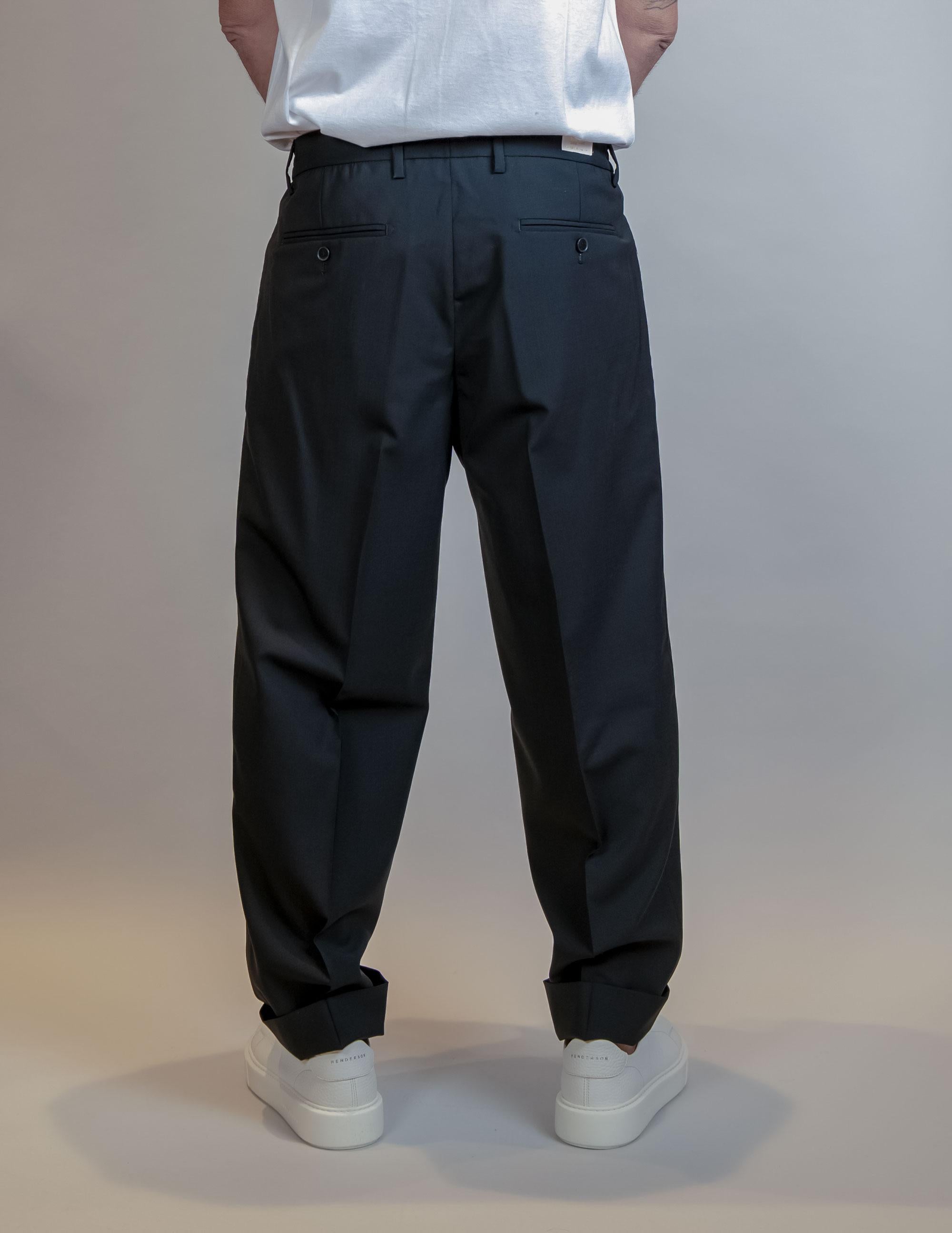 Pantalone BRIGLIA uomo MANHATTANS 30082 Nero<BR/> MANHATTANS 30082 010 BRIGLIA