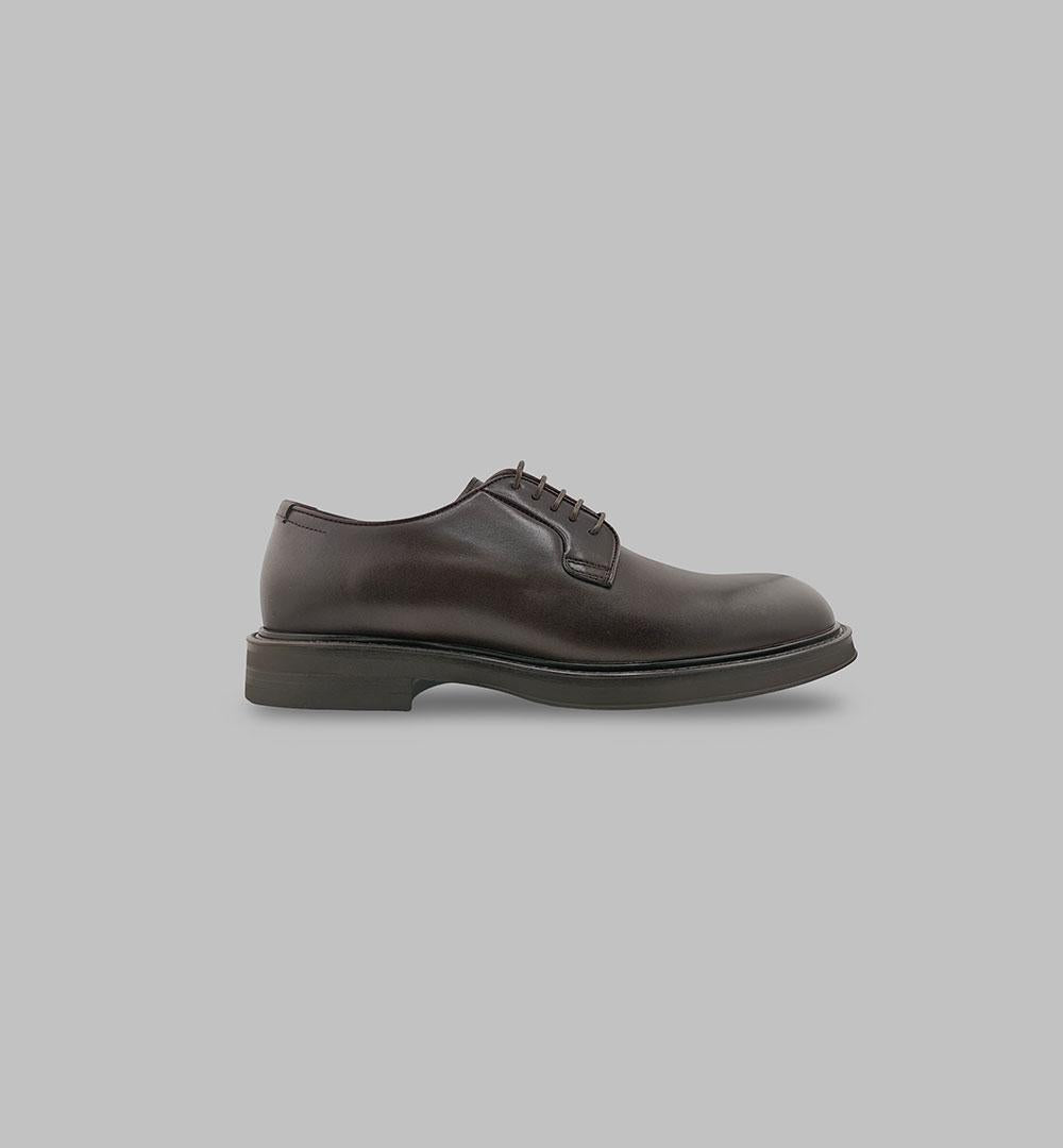 Derby Henderson uomo 82200 P 5 testa di moro 82200.P.5 F.GOMMA HENDERSON