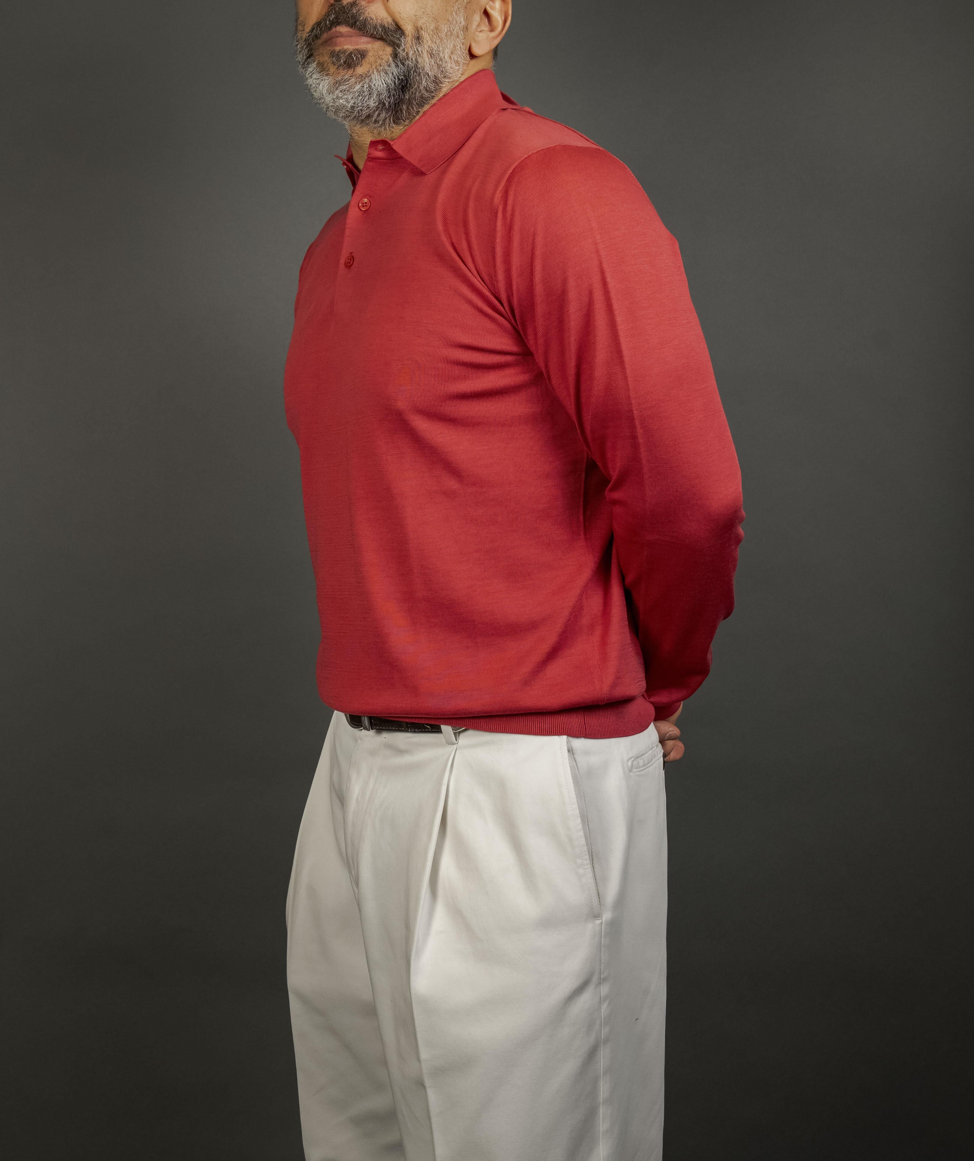 Polo Kangra uomo 1004 03 lampone 1004 03 018 LAMPONE KANGRA