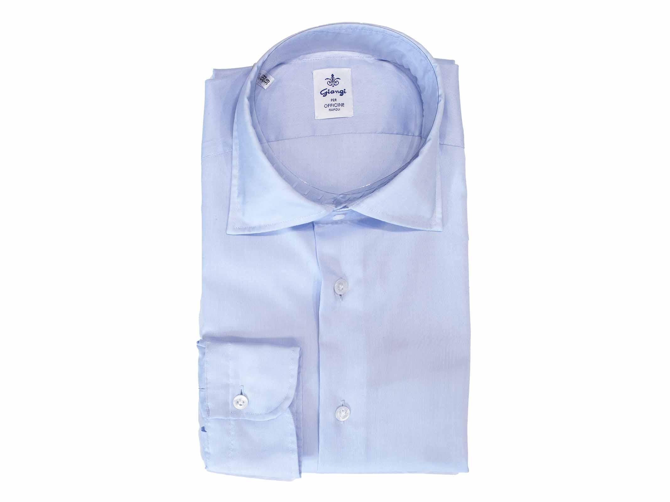 Camicia Giangi uomo 221 57005 CELESTE cotone 221 5700 5 CELESTE GIANGI