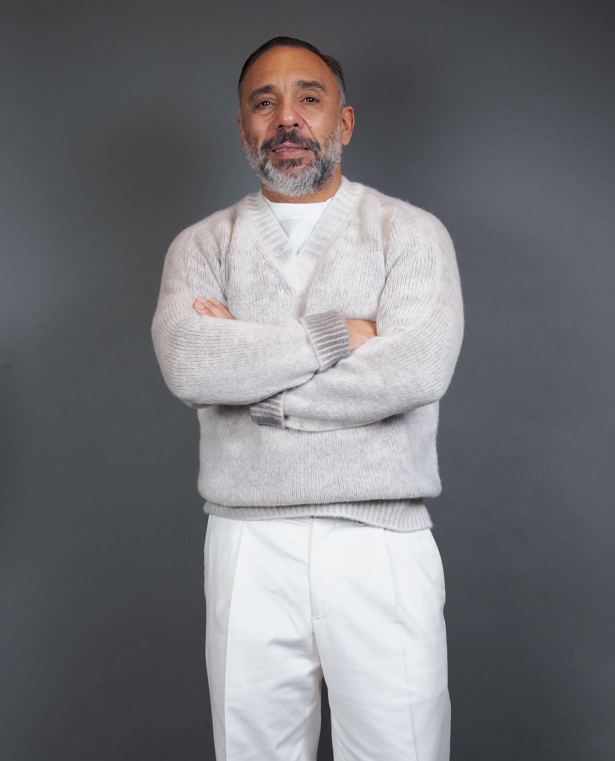 Maglione OFFICINE uomo 303 18 Beige 303 18 112 COCCO OFFICINE