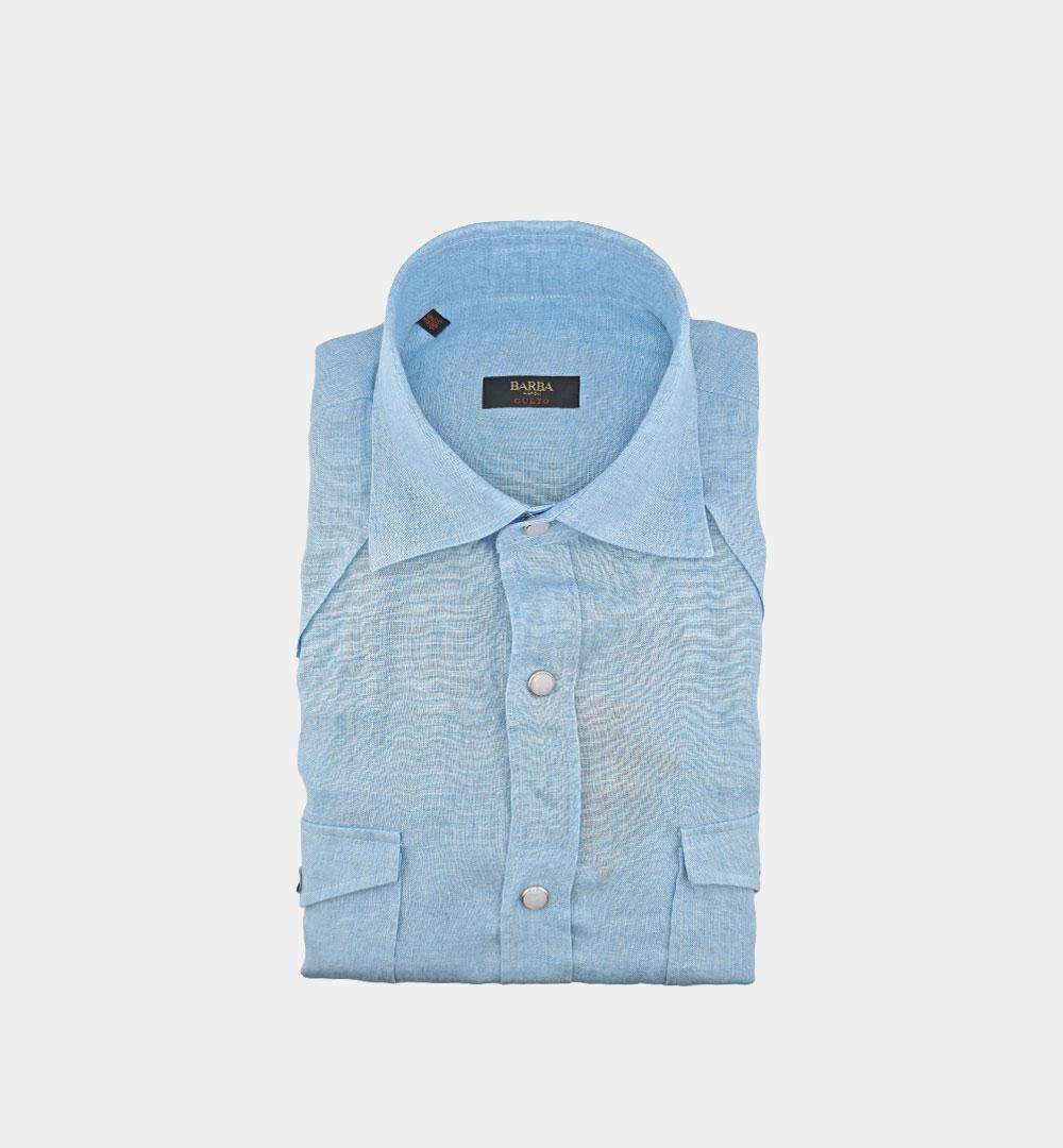 Camicia Barba uomo WSU10 2054112 tiffany WSU10 2054112 1 BARBA