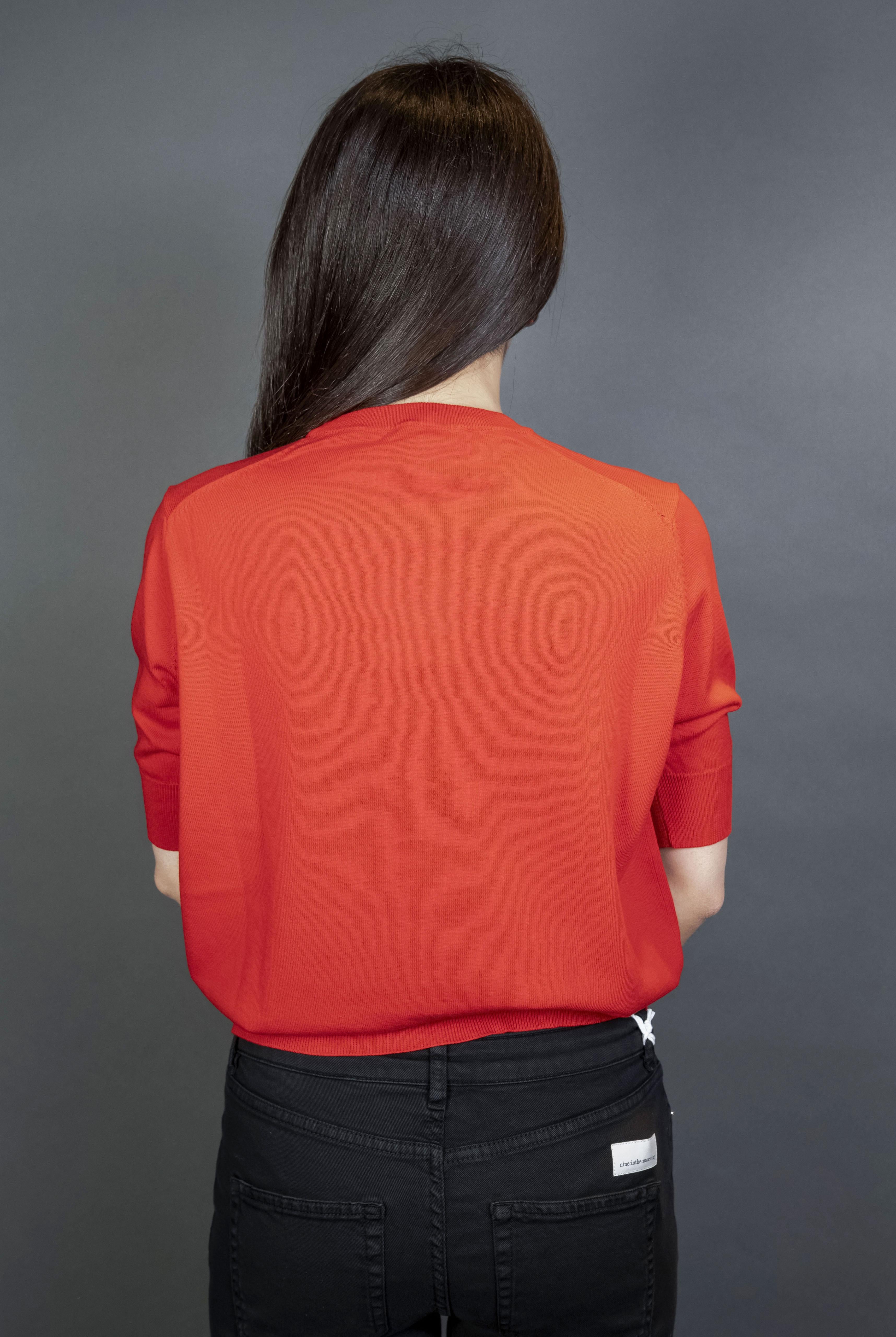 Maglia Manipur Donna 1506 21 rossa 1506 21 085 GIROCOLLO MANIPUR