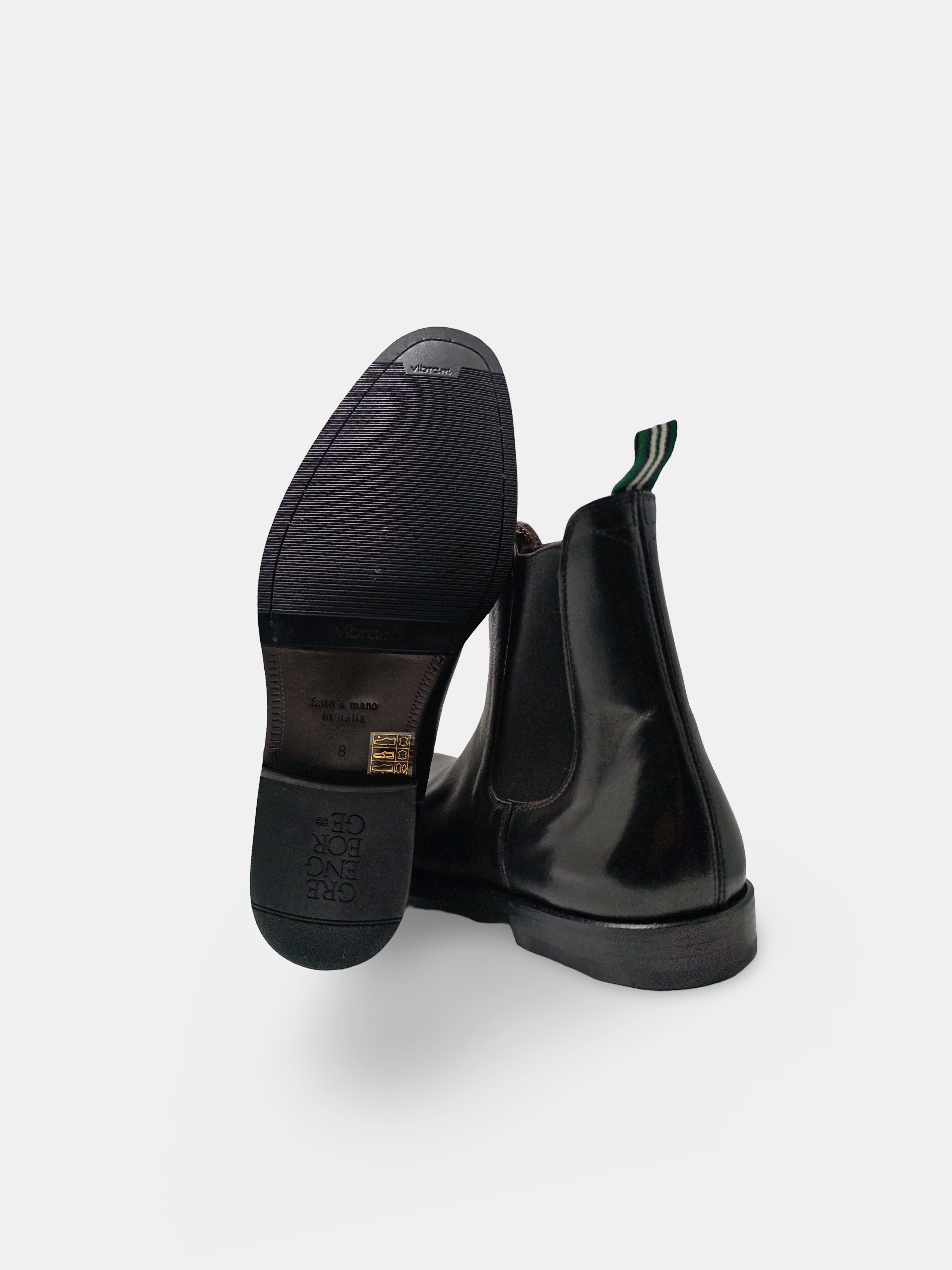 Stivaletti GREEN GEORGE uomo 7038 Nero<BR/> 7038 BEATLES.N GREEN GEORGE