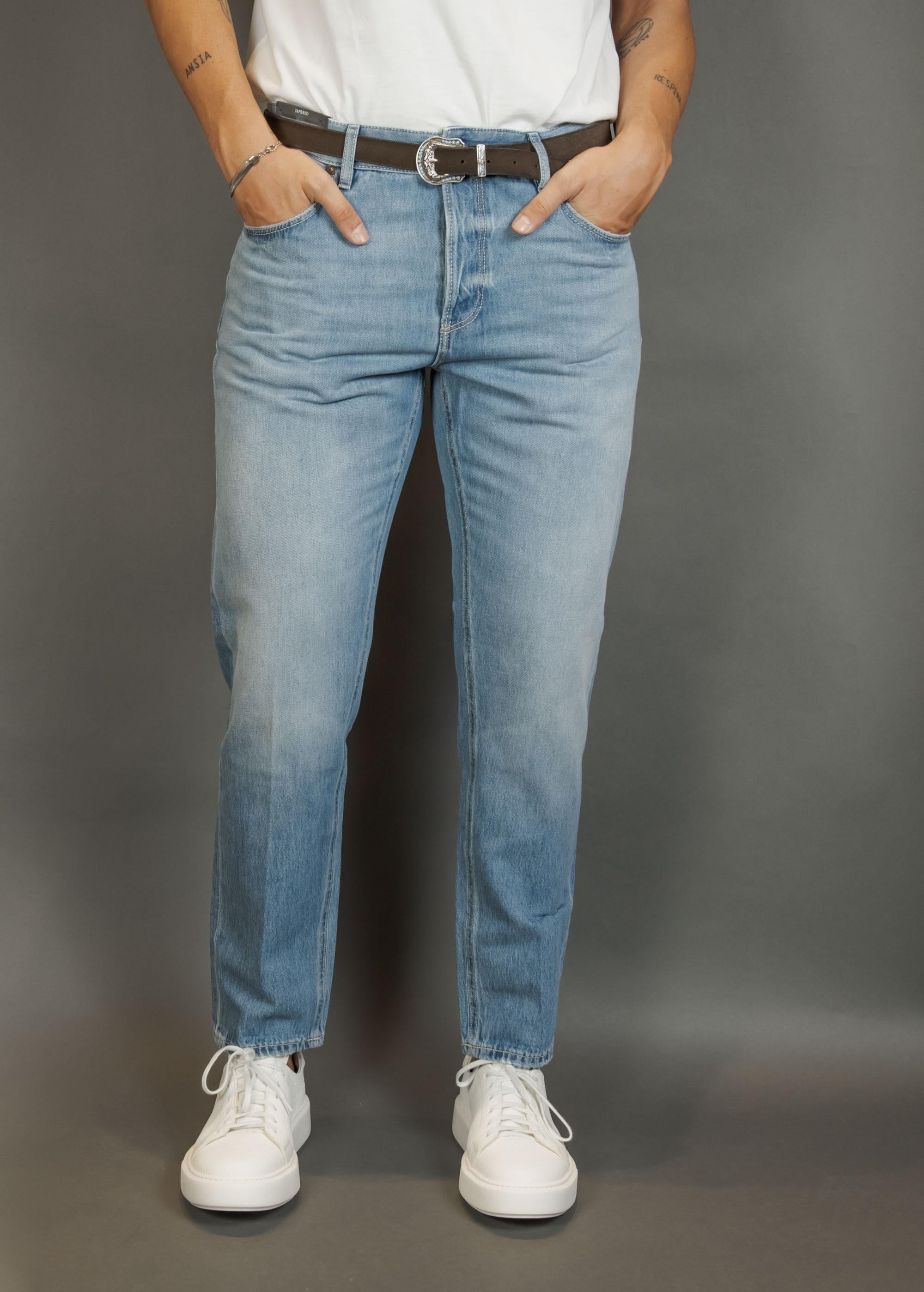 Jeans PT TORINO uomo TP05B0CA5630 Denim chiaro TP05B0CA5630 ML38 DENIM CHIARO PT