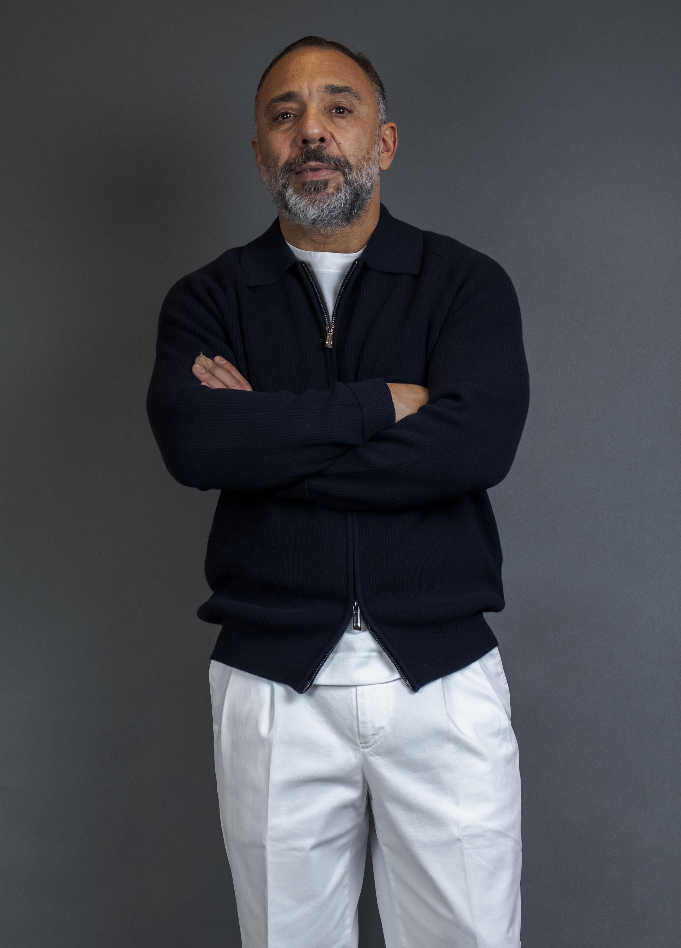 Cardigan CLAQ uomo CQ920024 Blu CQ920024 BLUE CLAQ