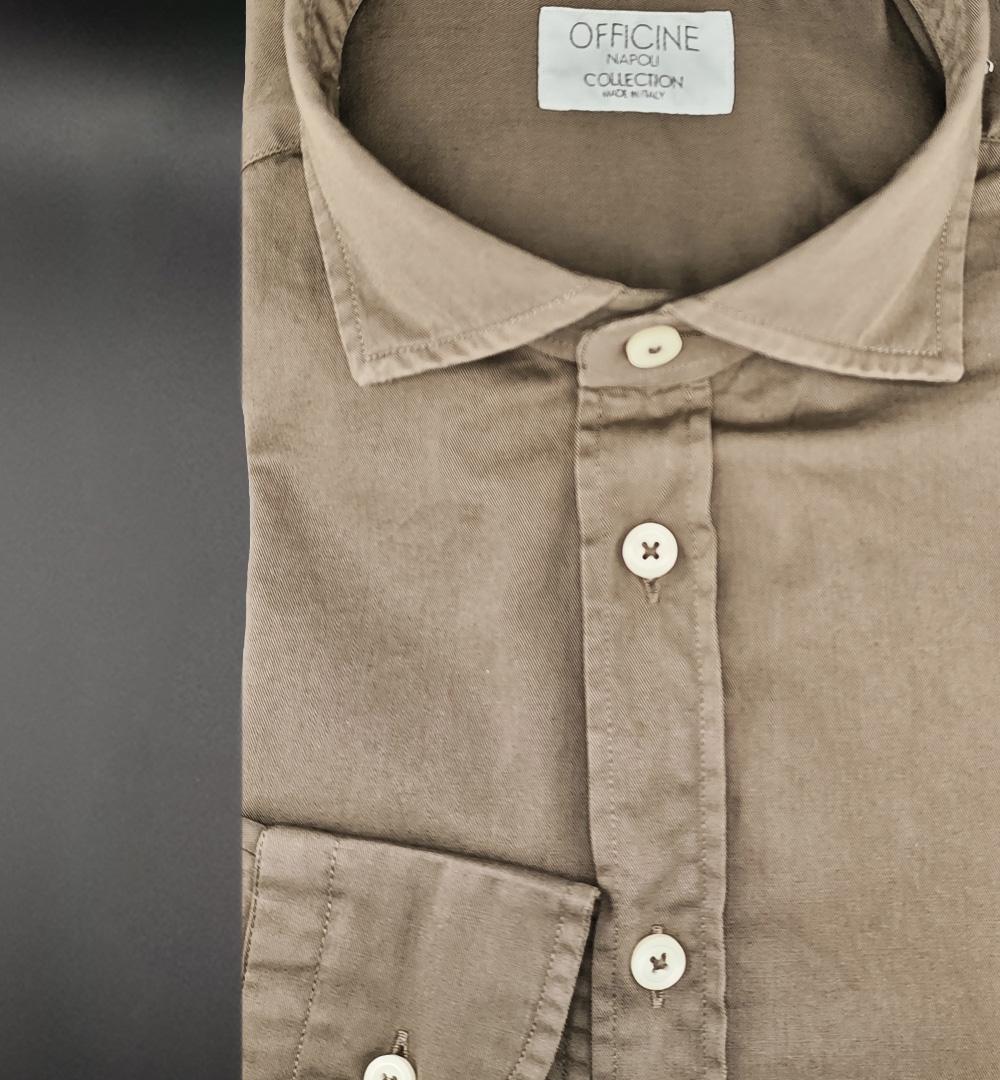 Camicia OFFICINE uomo 1379 Marrone 1379 6 MARRONE OFFICINE