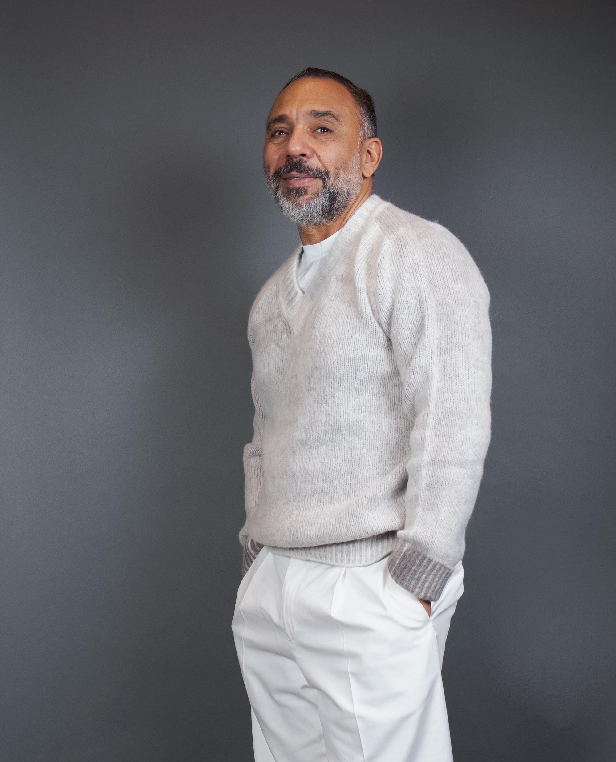 Maglione OFFICINE uomo 303 18 Beige 303 18 112 COCCO OFFICINE