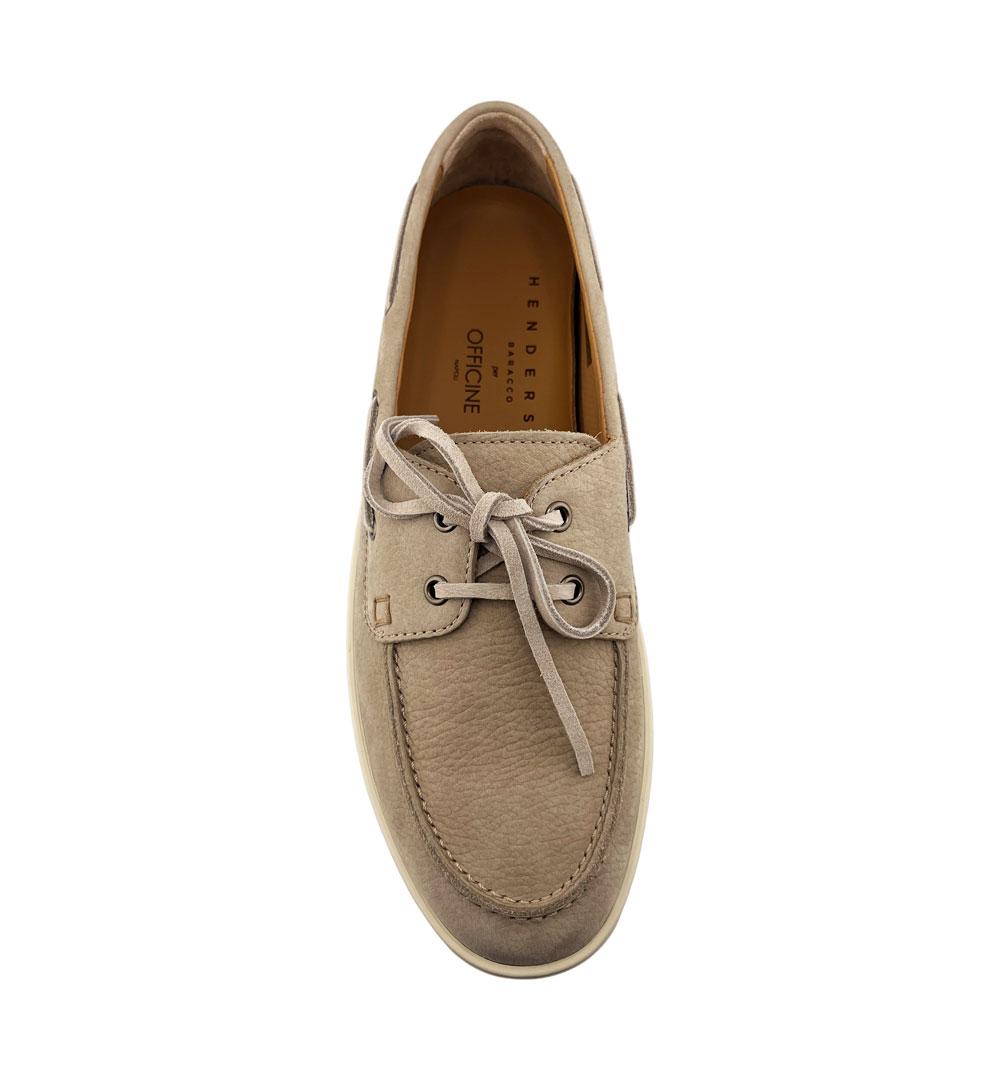 Mocassini Henderson uomo YACHT beige taupe YACHT.N.46 BARCA.T HENDERSON