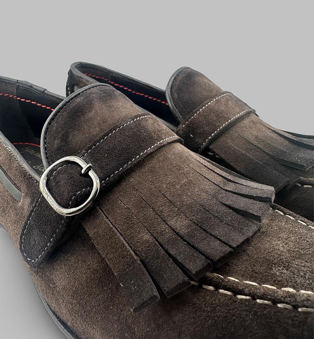 Mocassino Claudio Marini uomo 8237 testa di moro 8237 122 FRA FIBBIA CLAUDIO MARINI