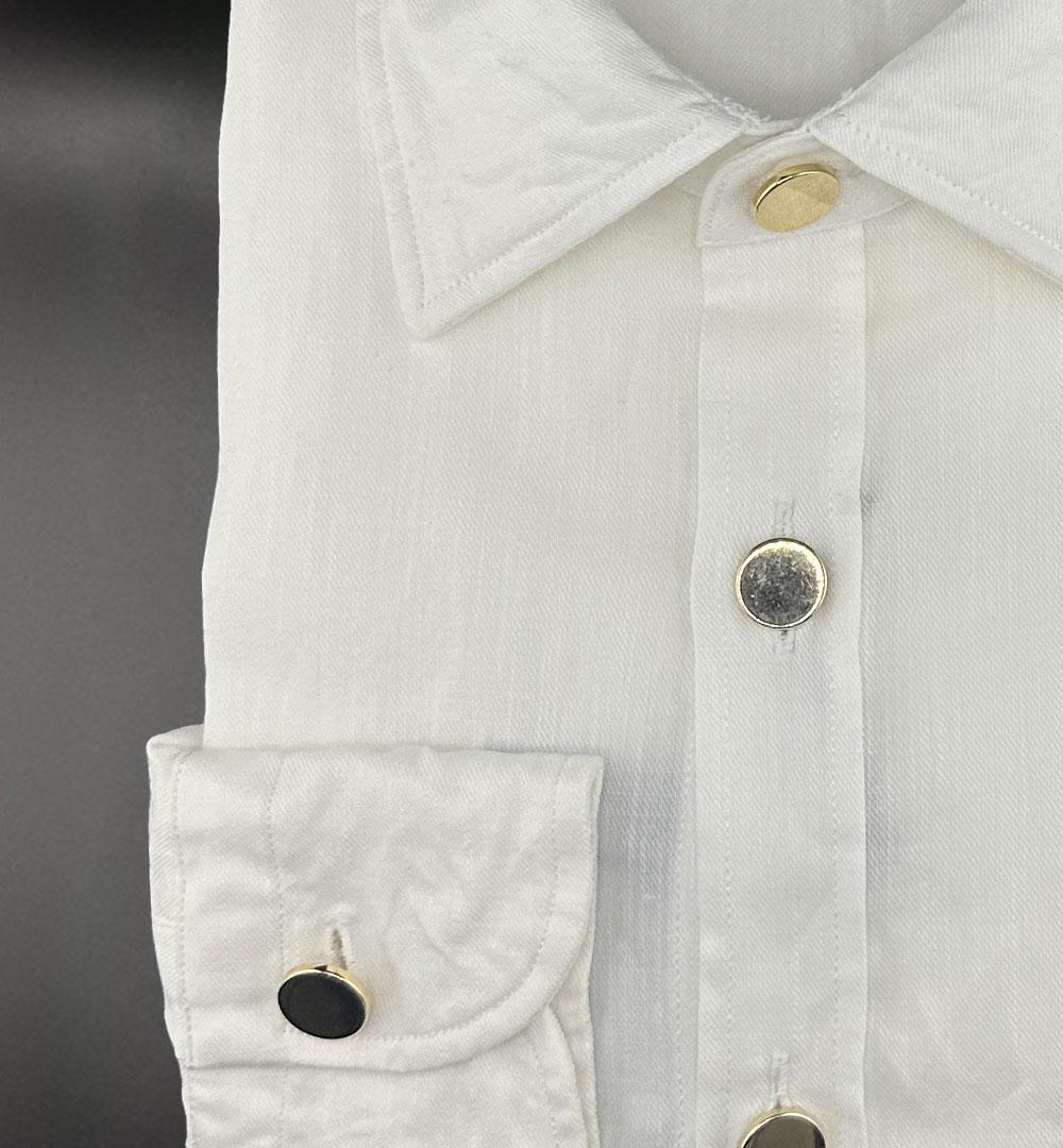 Camicia Giangi x Officine uomo Coral bianca CORAL 5713 WHITE GIANGI