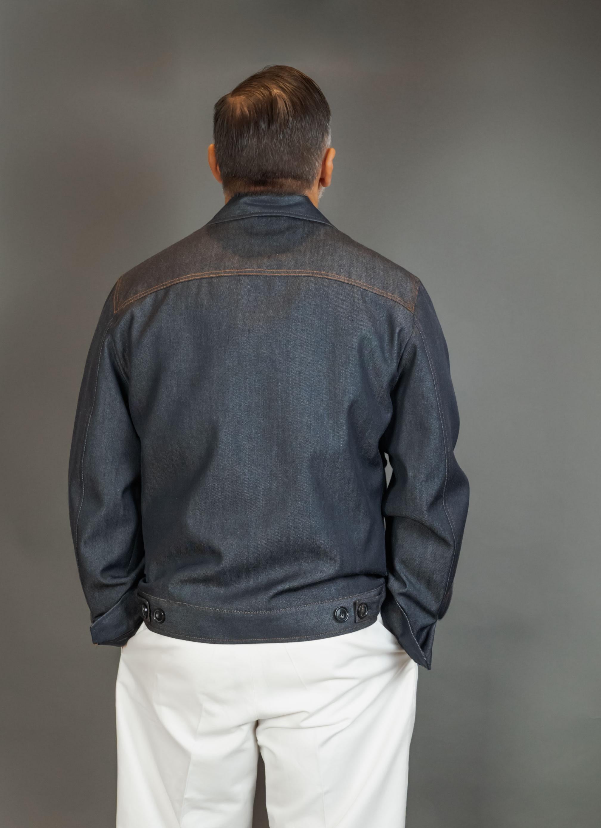 Giubbino PT TORINO uomo 2FBK12DTOR SU94 Denim scuro 2FBK12DTOR SU94 0360 DENIM PT TORINO