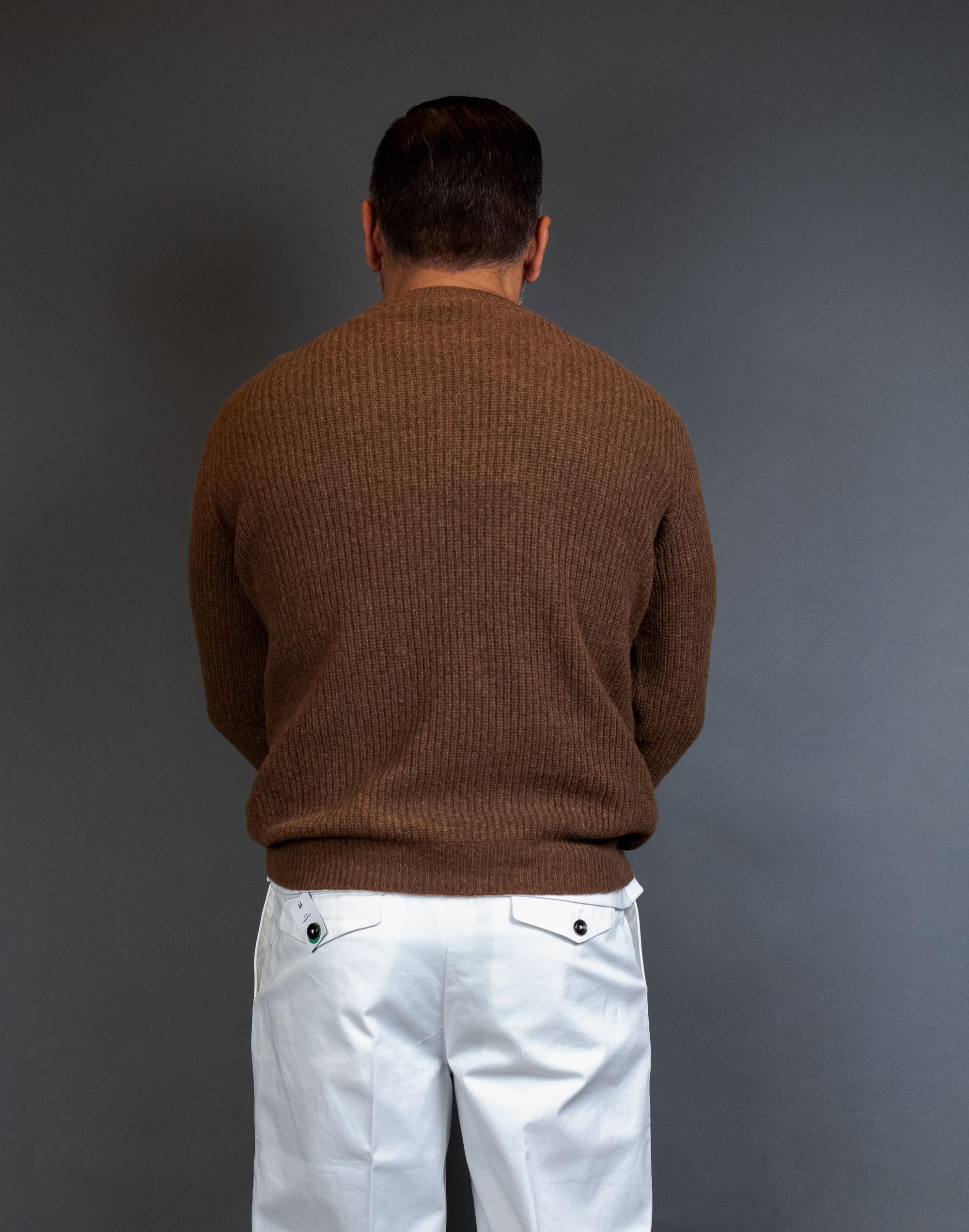 Maglione ROBERTO COLLINA uomo 40101 Tabacco 40101 4007 ROBERTO COLLINA