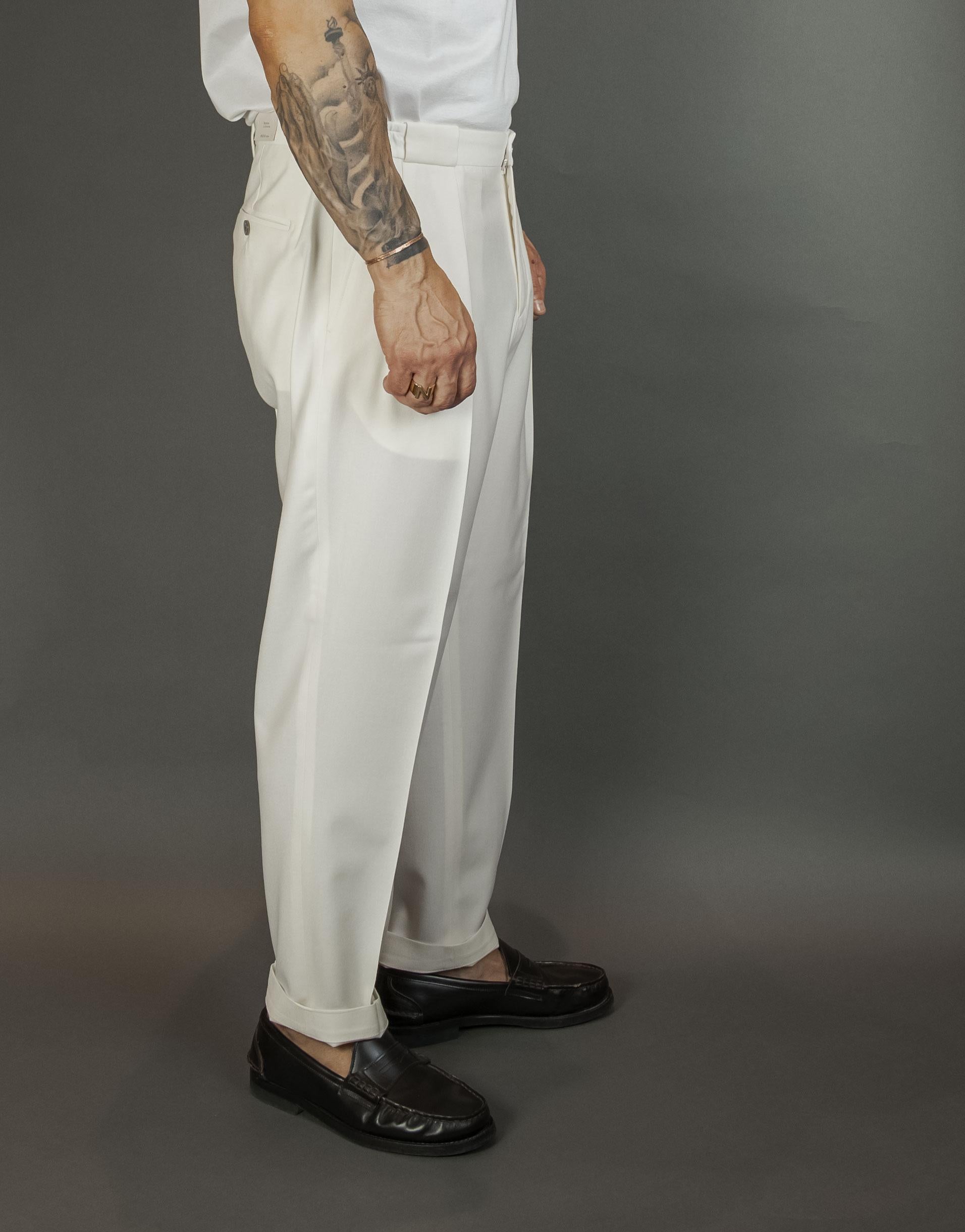 Pantalone Briglia uomo Portobellos naturale PORTOBELLOS 400120 0120 NATURALE BRIGLIA