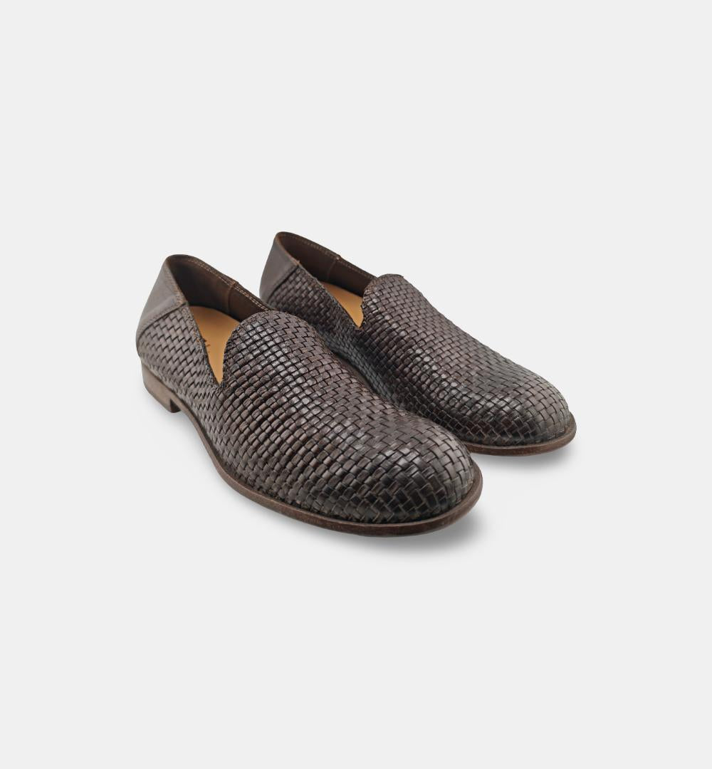 Mocassino Moma uomo 22406F teak 22406F-IN4 INTRECCIO MOMA