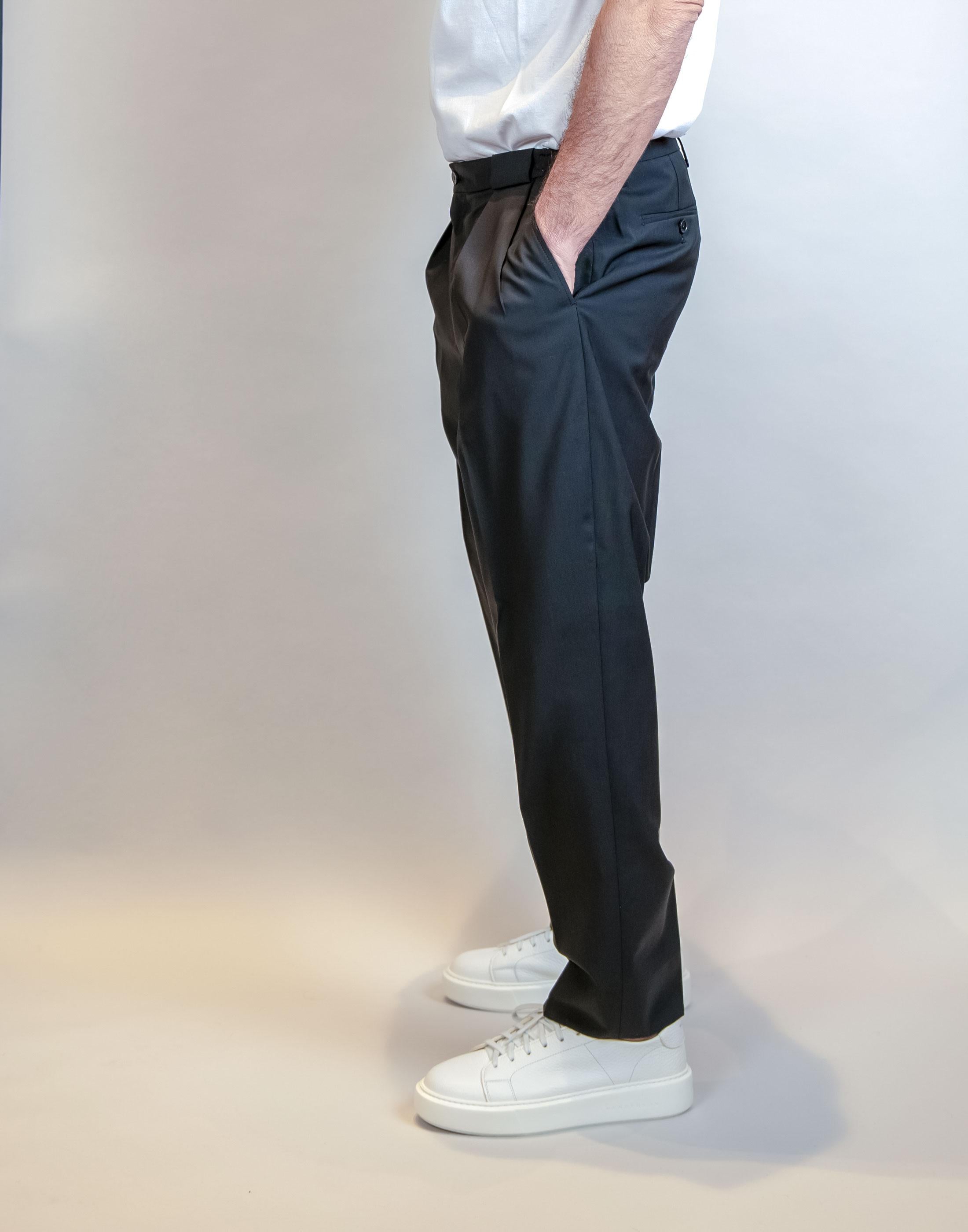Pantalone BRIGLIA uomo PORTOBELLOS Nero PORTOBELLOS 300082 010 BRIGLIA