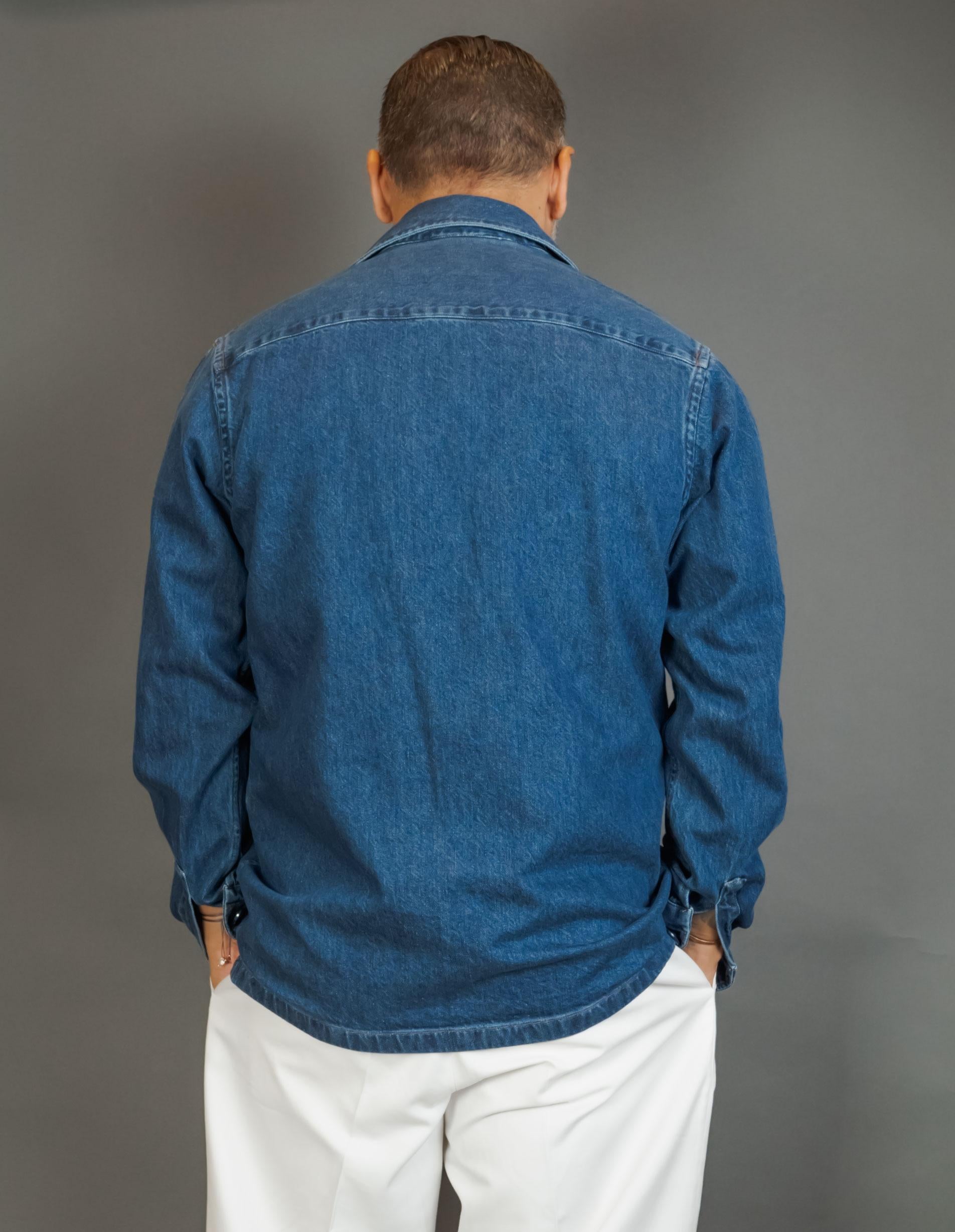 Overshirt GIANGI uomo TOD BRIGIDA Denim medio TOD BRIGIDA DENIM MEDIO GIANGI X OFFICINE