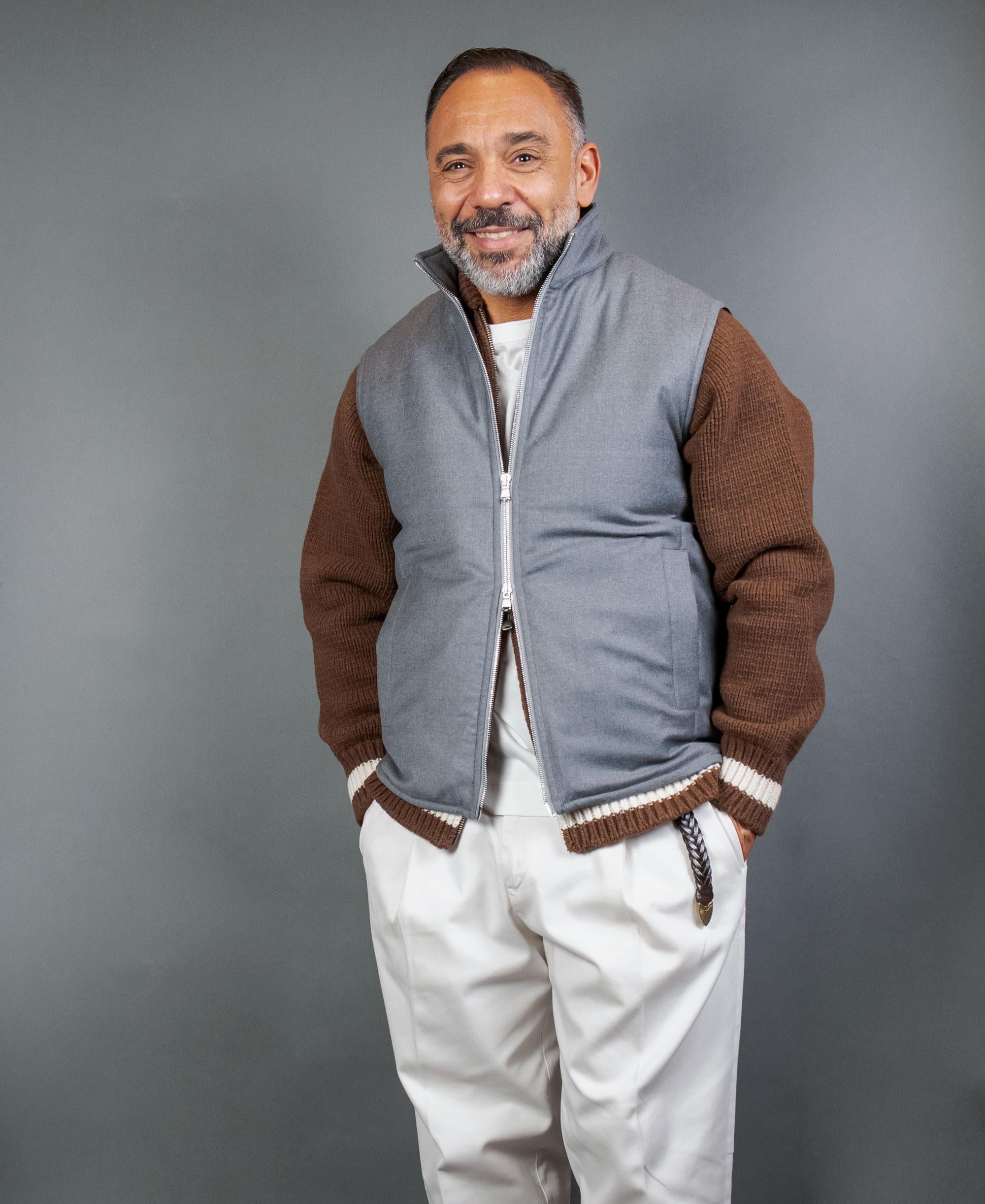 Smanicato BRIGLIA uomo PARKER 400120 Grigio PARKER 400120 060 GRIGIO BRIGLIA