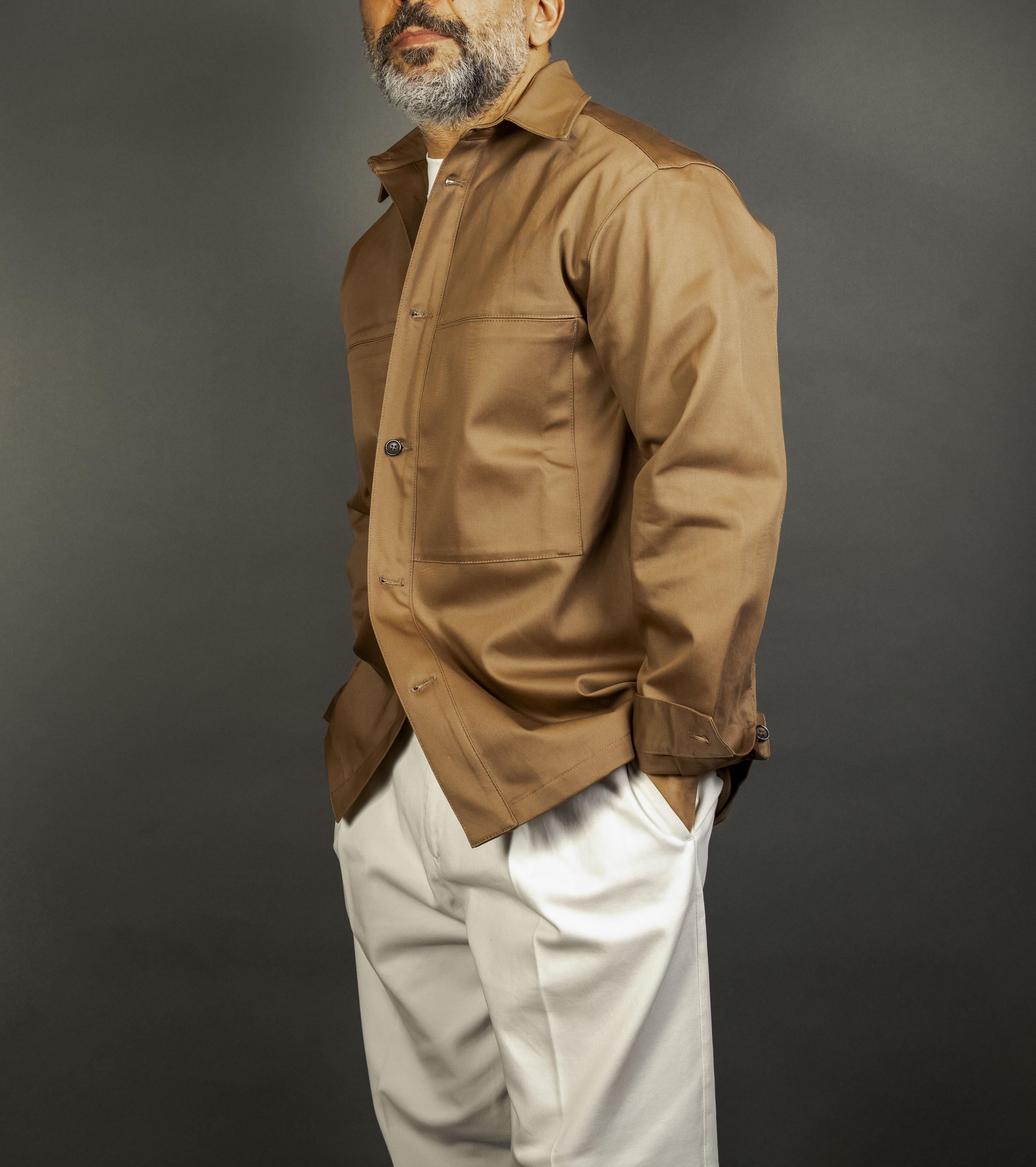 Overshirt Nine in the morning uomo 9SS25 CRS05CLEAN A13 tortora 9SS25 CRS05CLEAN A13 TORTORA NINE INTHE MORNING