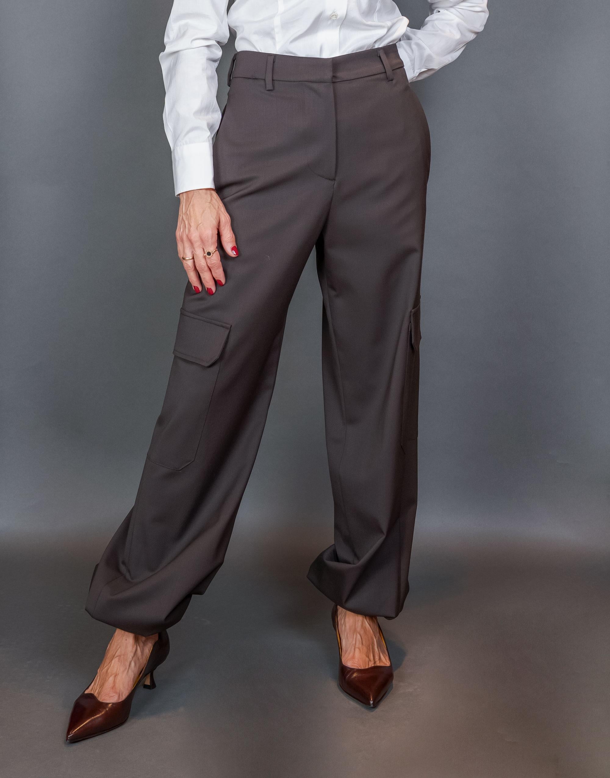Pantalone PT TORINO donna PETRA Testa di moro PETRA MA37 0190 PT TORINO