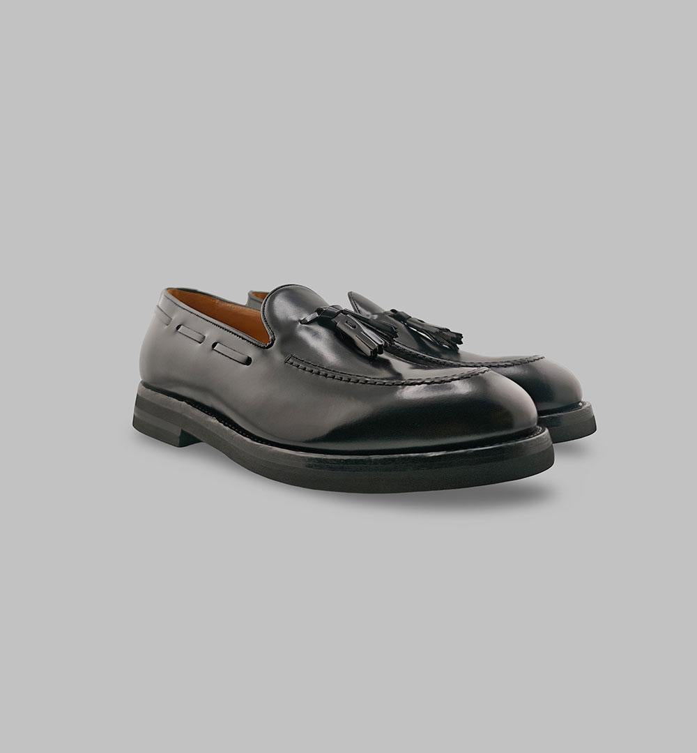 Mocassini Green George uomo 2069 nero 2065 NAP DAINITE GREEN GEORGE