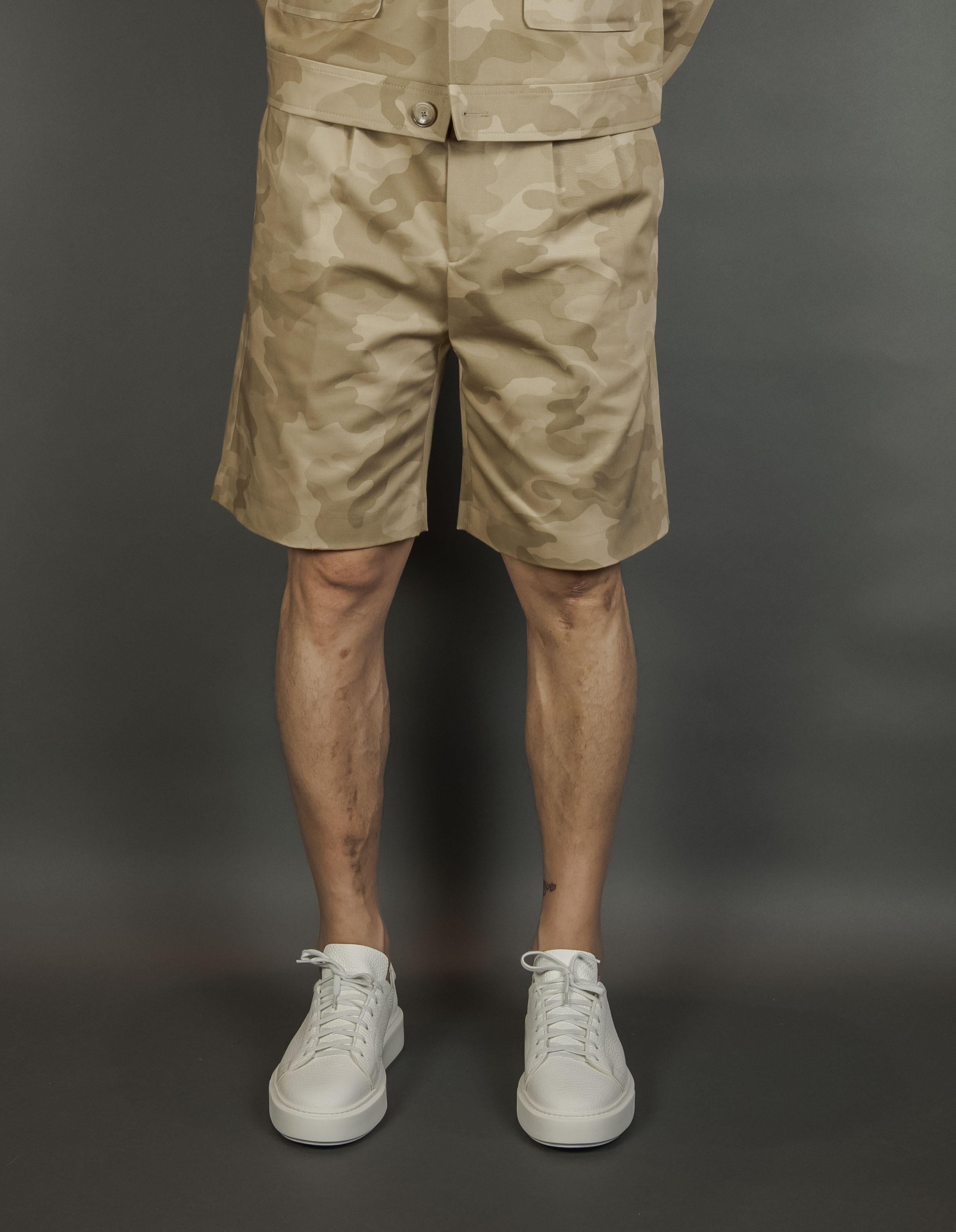 Bermuda Tagliatore uomo Cabana mimetico beige CABANA TGT 870003 25E146 A1151 MIMETICO BEIGE TAGLIATORE