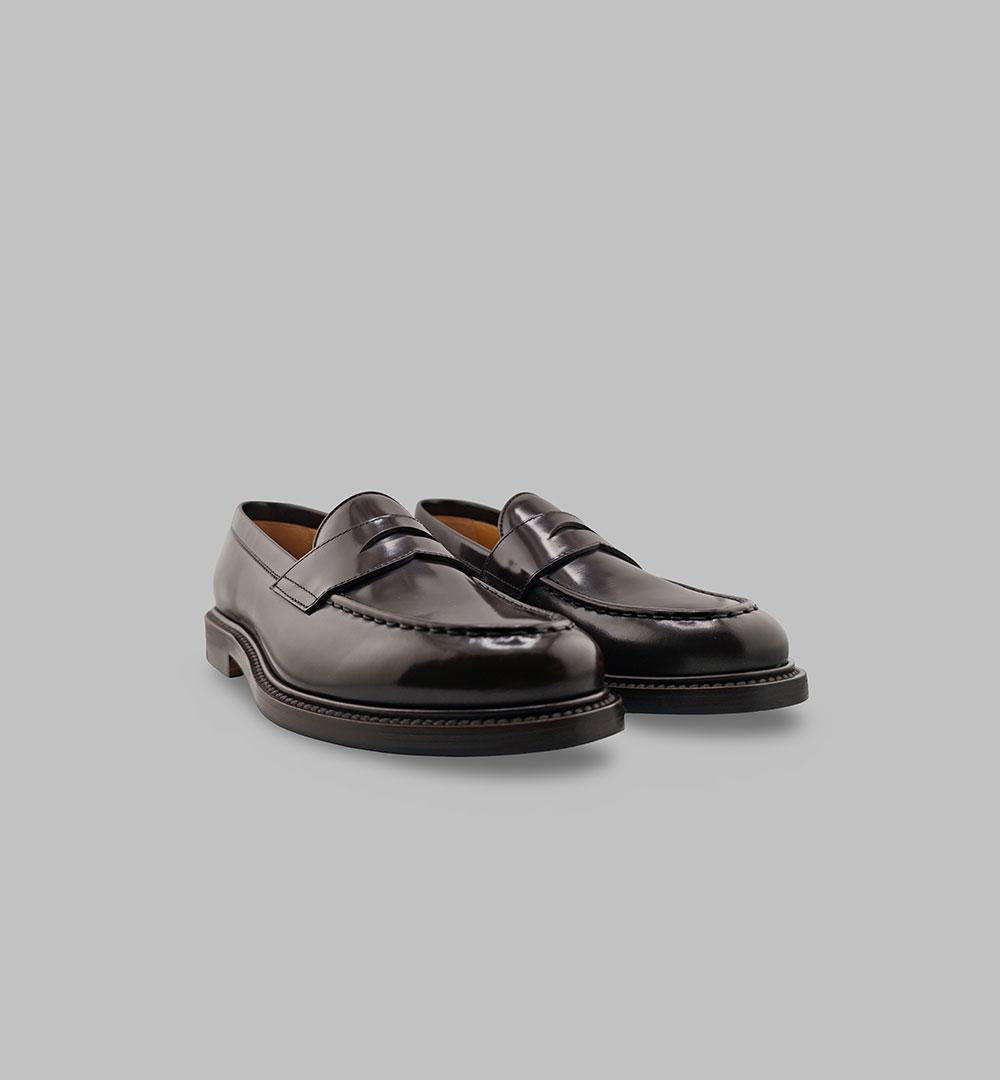 Mocassino Henderson uomo 85400.P.4 testa di moro 85400.P.4 PENNY F.CUOIO HENDERSON